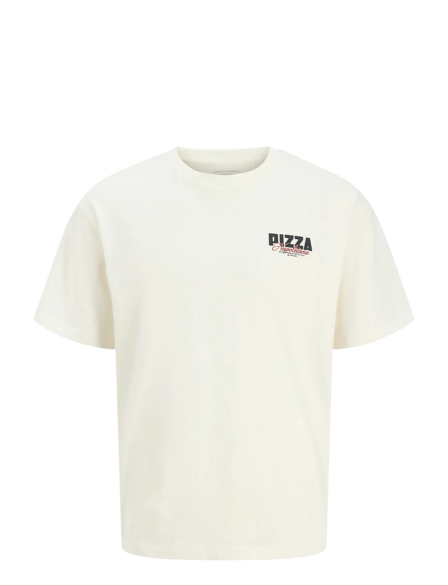 Jack & Jones - JORNAPOLI TEE SS CREW NECK STYD AW25 - egret - 1