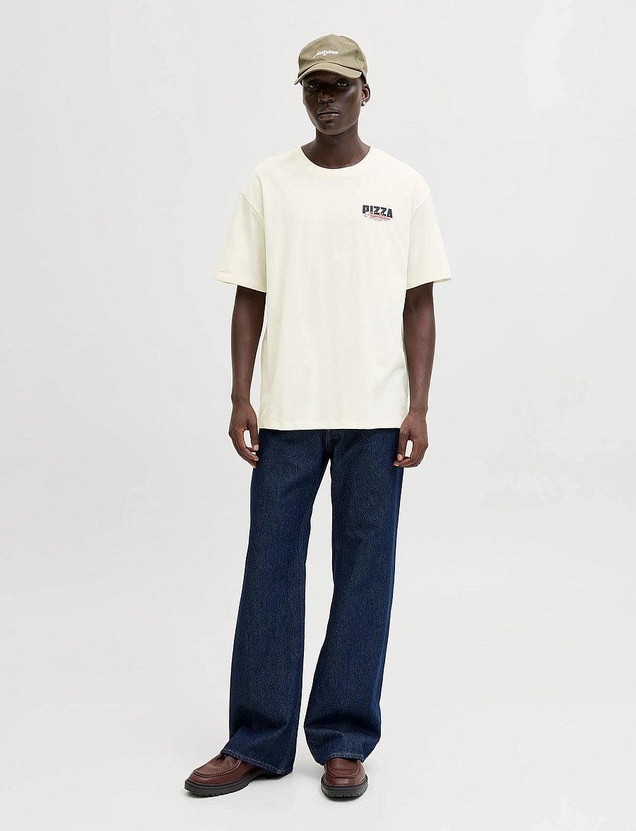 Jack & Jones - JORNAPOLI TEE SS CREW NECK STYD AW25 - egret - 4