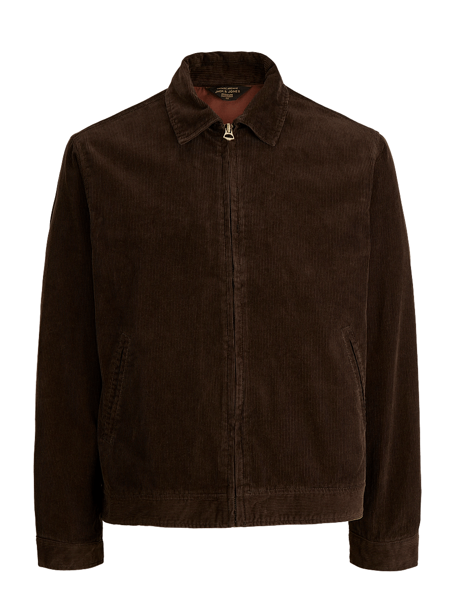 Jack & Jones - JPRBLULOYD CORDUROY JACKET - frühlingsjacken - hot fudge - 0