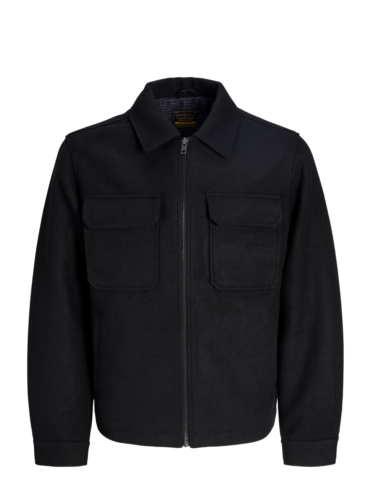 Jack & Jones JPRBLUWAKEFIELD WOOL BLEND JACKET SN - Säsongens färger - BLACK / black