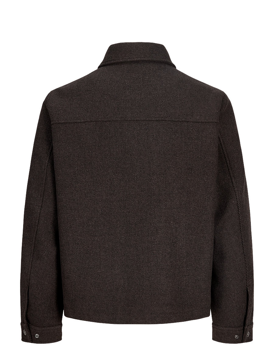 Jack & Jones - JPRBLUWAKEFIELD WOOL BLEND JACKET SN - jakker - chocolate brown - 1