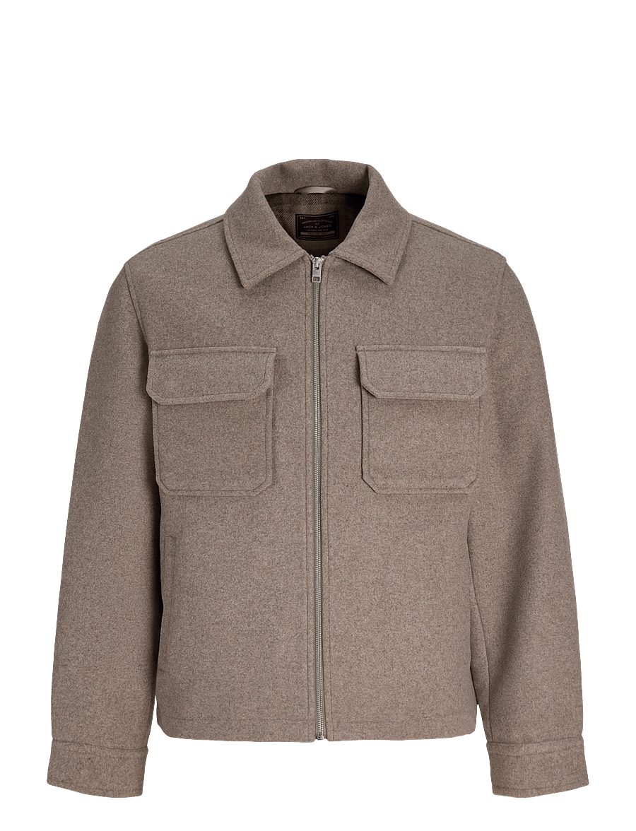 Jack & Jones - JPRBLUWAKEFIELD WOOL BLEND JACKET SN - greige - 0