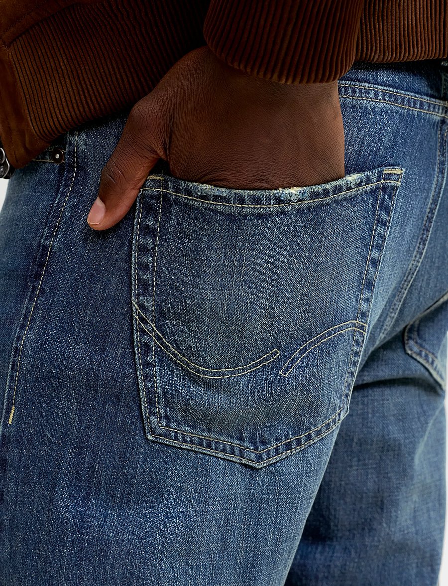 Jack & Jones - JJITED JJCLASSIC SQ 377 LN - regular jeans - blue denim - 5