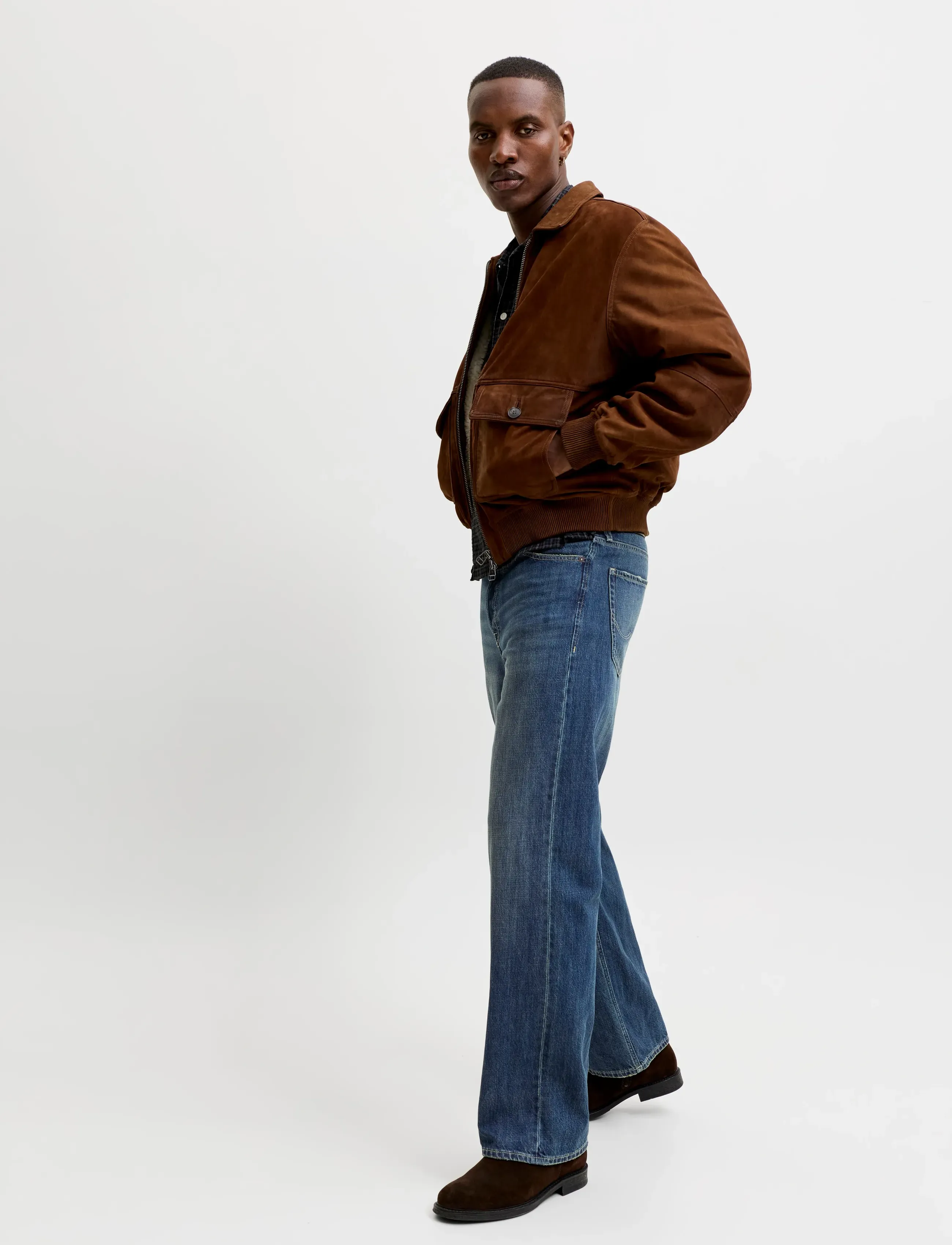 JACK & JONES Jjited Jjclassic Sq 377 Ln straight leg jeans herr – bild 5