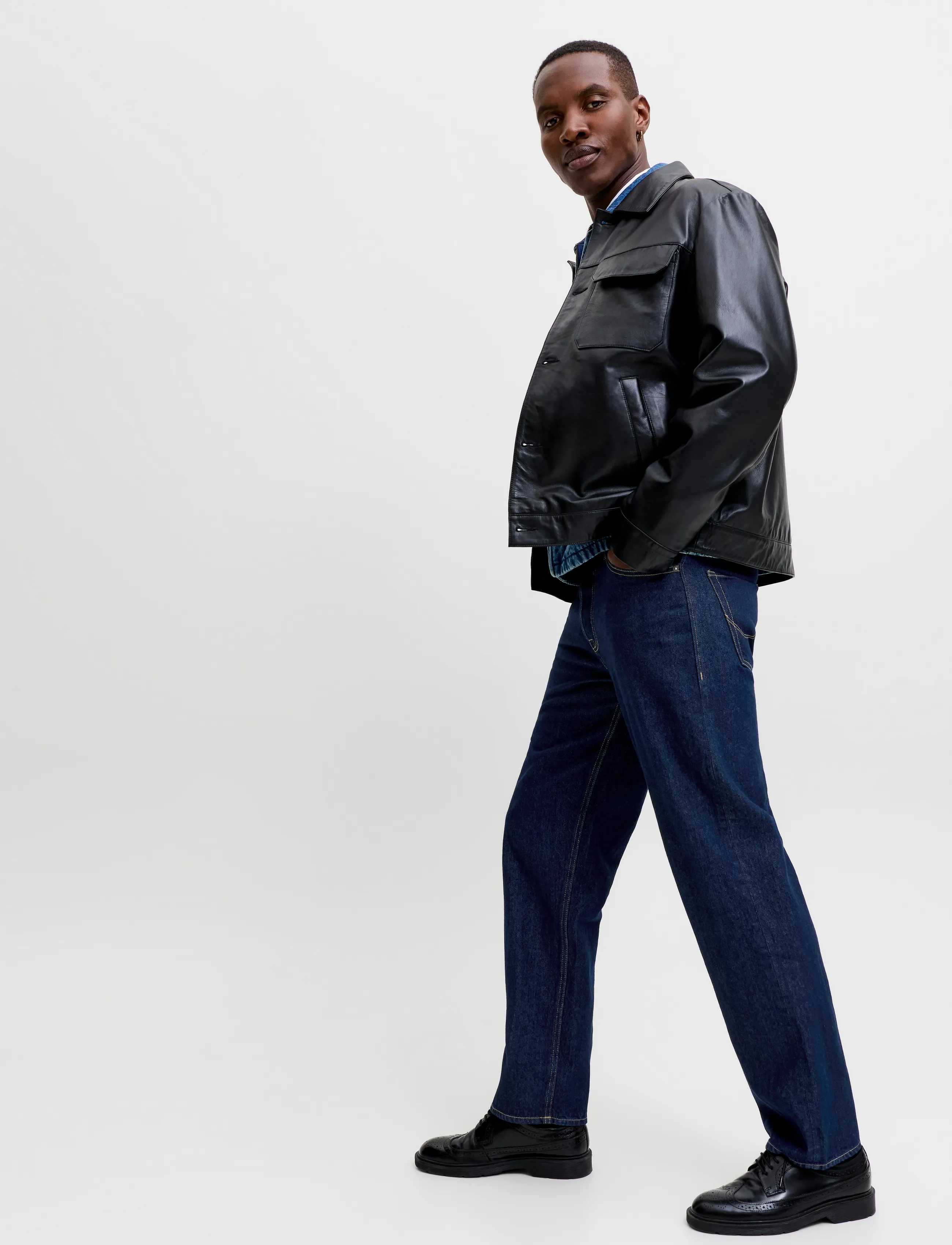 Jack & Jones - JJIEDDIE JJBASIC AT 054 NOOS - blue denim - 5