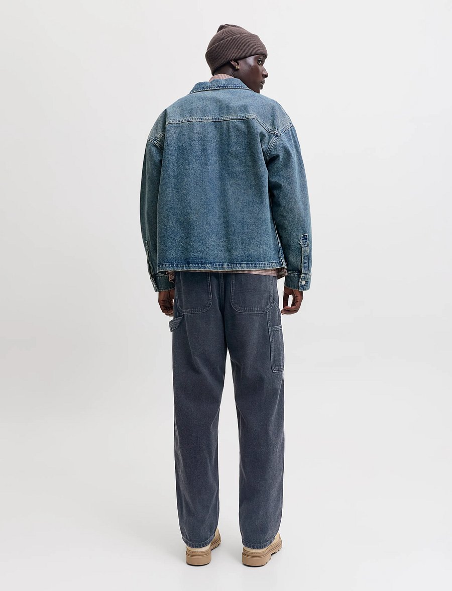 Jack & Jones - JJIALEX JJCARPENTER AT 562 - weite jeans - black denim - 4
