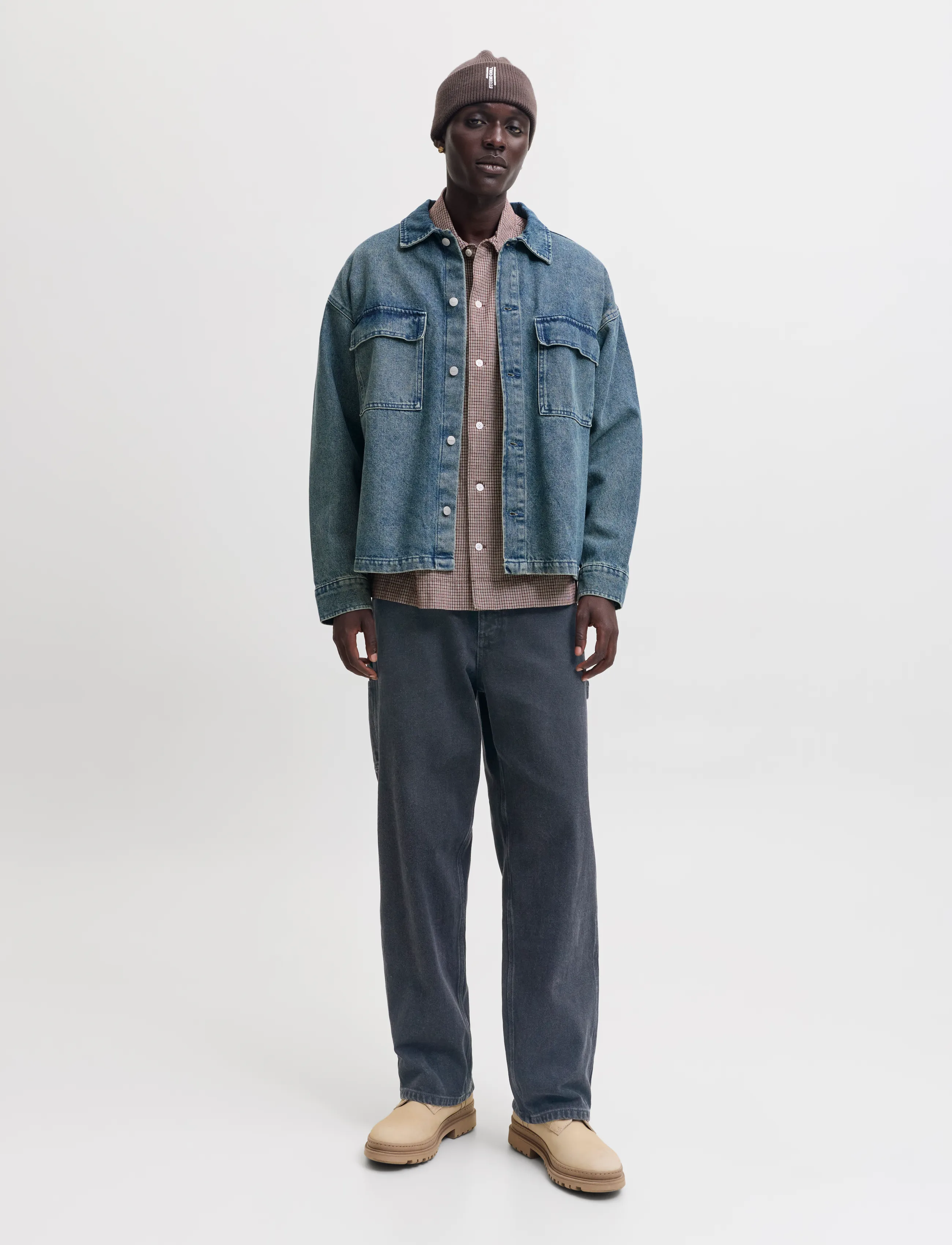 Jack & Jones - JJIALEX JJCARPENTER AT 562 - loose jeans - black denim - 5