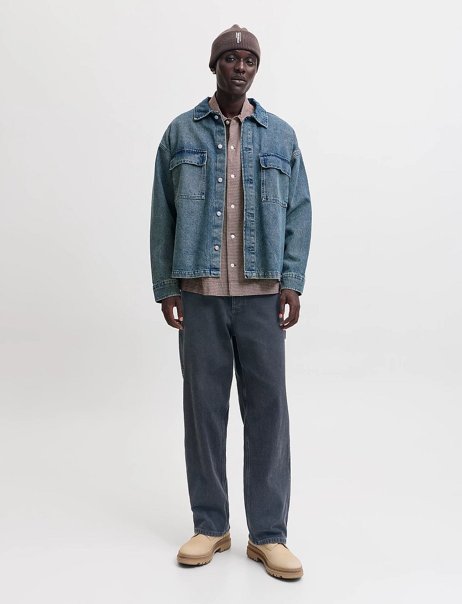 Jack & Jones - JJIALEX JJCARPENTER AT 562 - weite jeans - black denim - 5