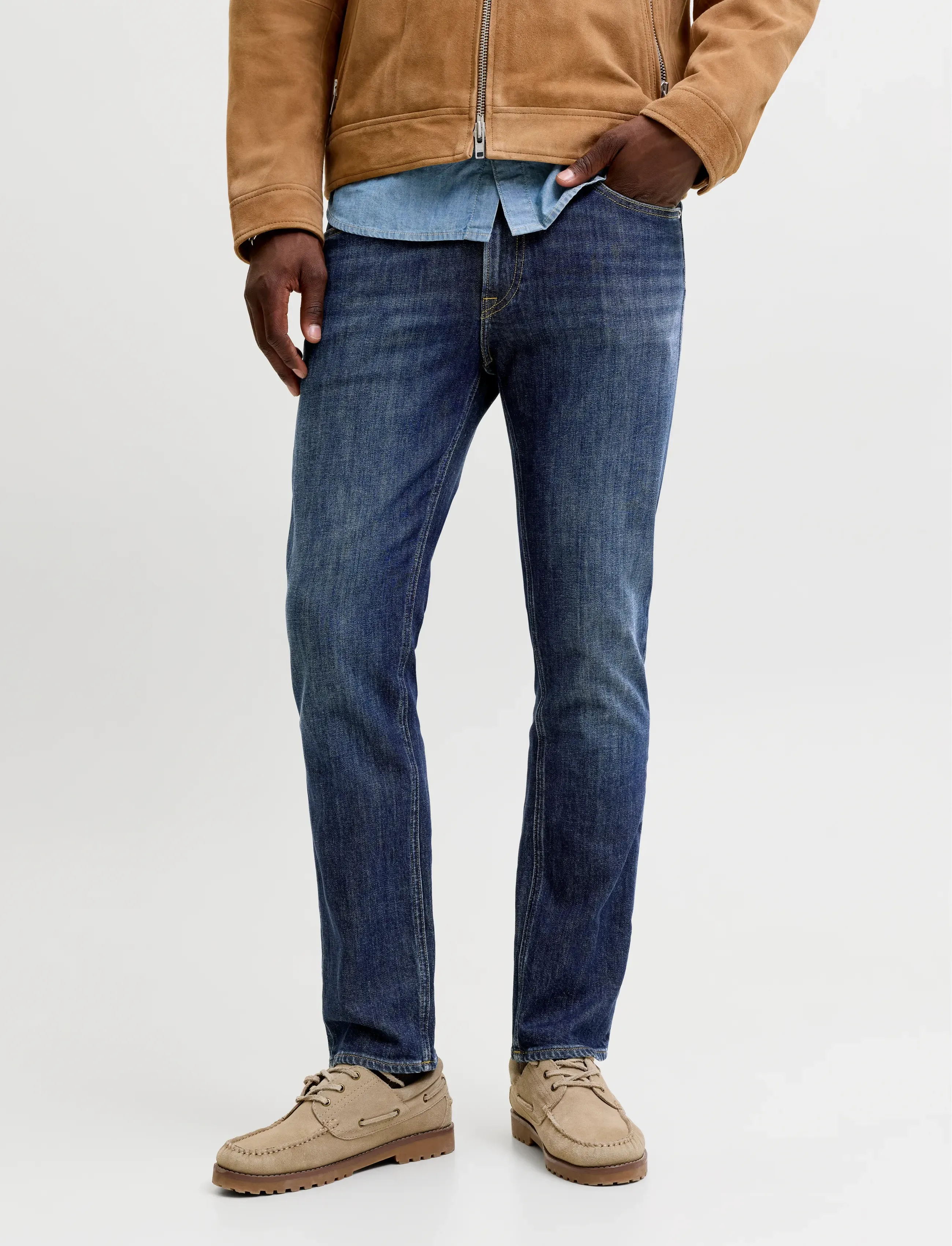 Jack & Jones JJICLARK JJORIGINAL AM 414 NOOS - Regular jeans - BLUE DENIM / blue