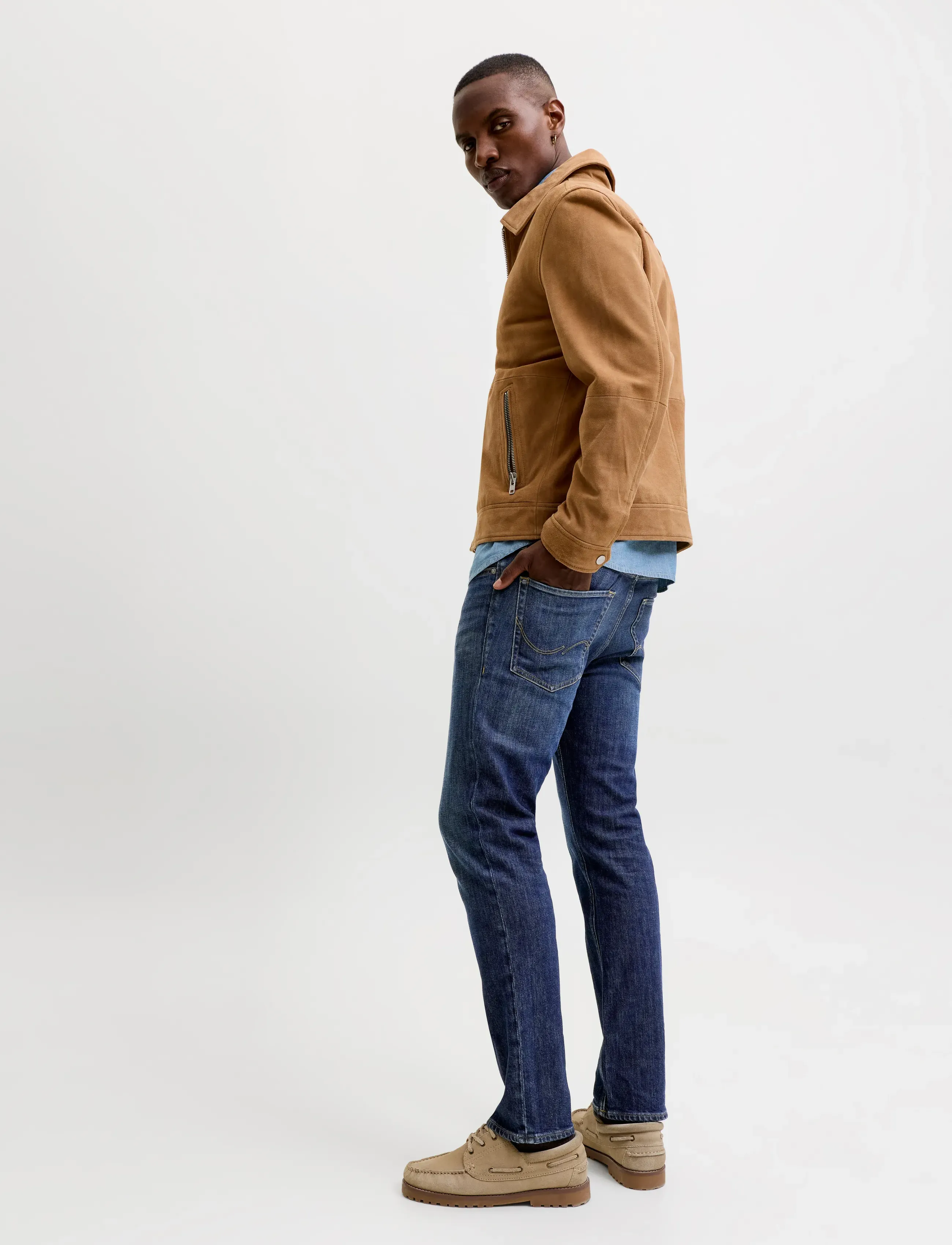 JACK & JONES Jjiclark Jjoriginal Am 414 Noos straight leg jeans herr – bild 5
