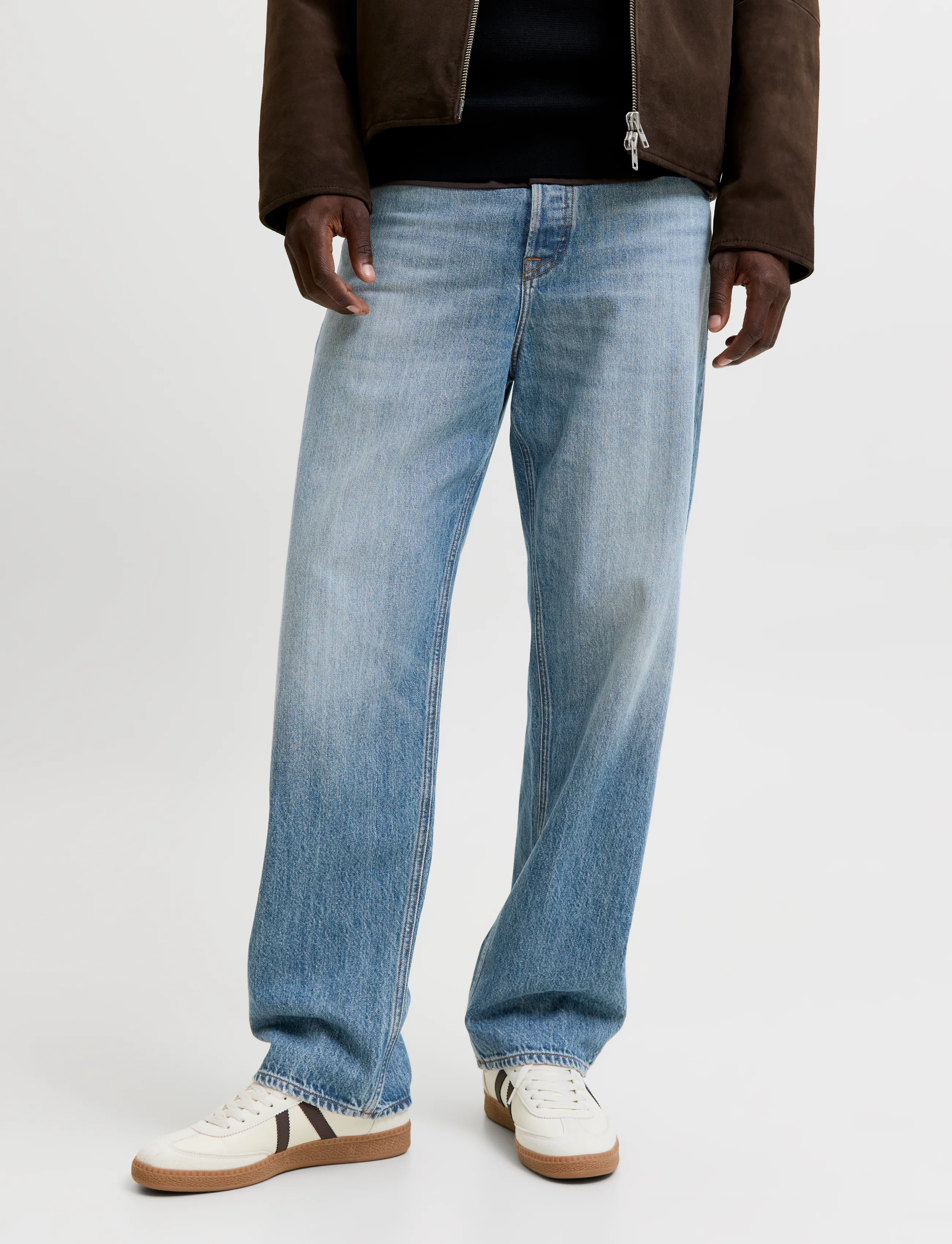 Jack & Jones - JJIALEX JJORIGINAL AM 398 NOOS - weite jeans - blue denim - 0