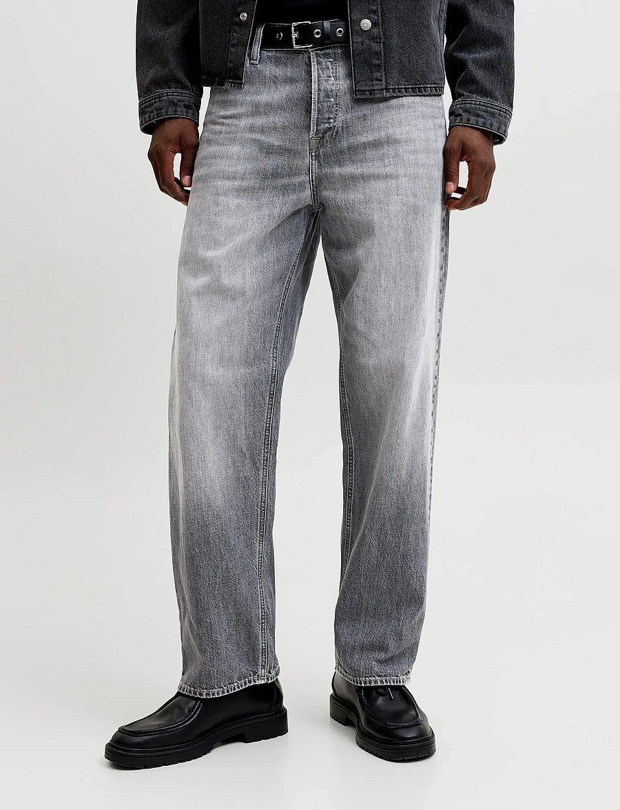 Jack & Jones - JJIALEX JJORIGINAL CB 299 NOOS - loose jeans - black denim - 0