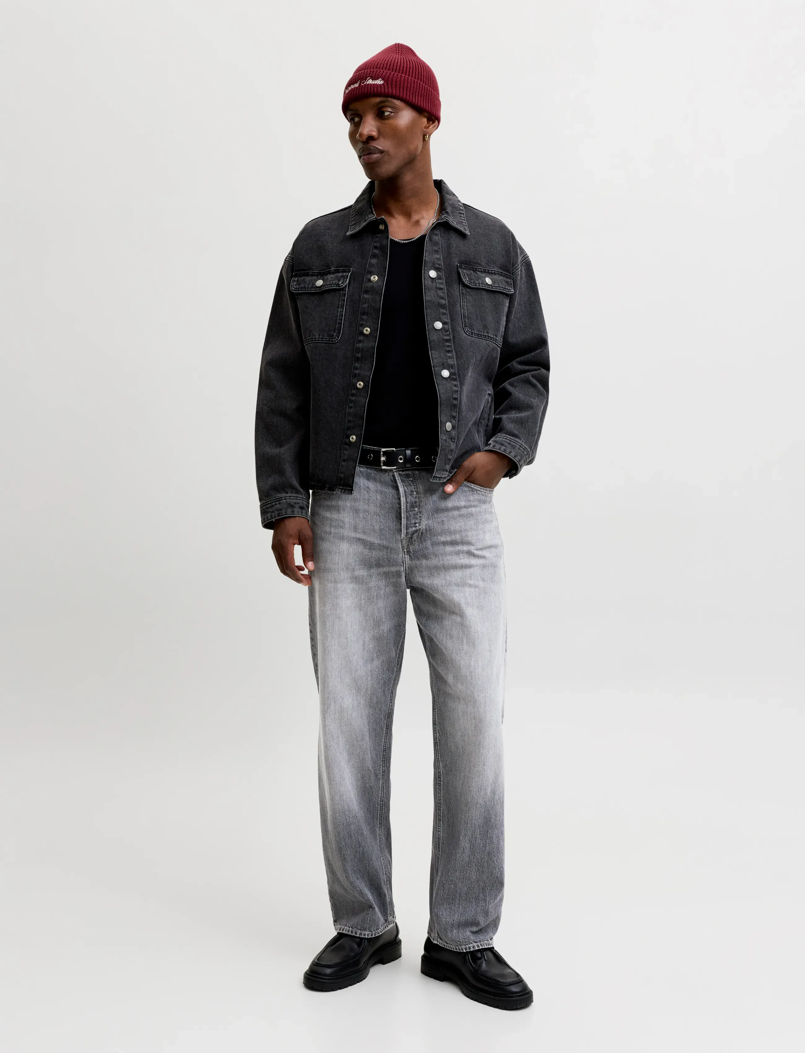 Jack & Jones - JJIALEX JJORIGINAL CB 299 NOOS - loose jeans - black denim - 4