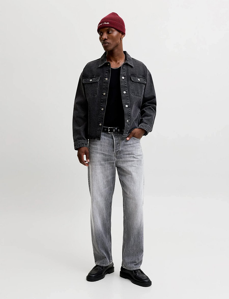 Jack & Jones - JJIALEX JJORIGINAL CB 299 NOOS - loose jeans - black denim - 4
