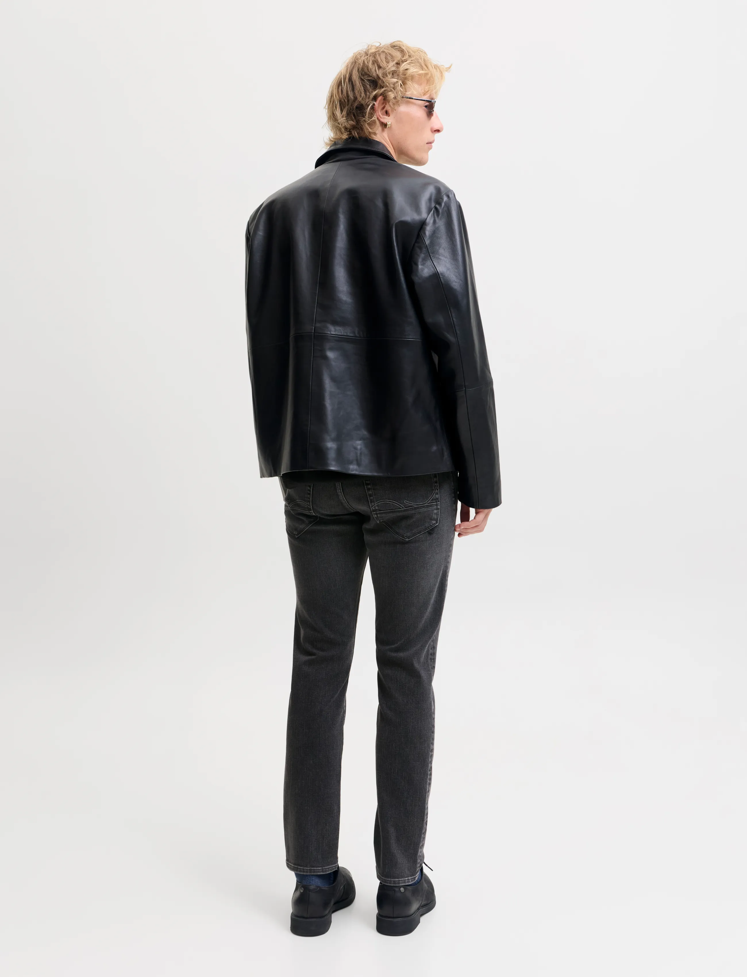 Jack & Jones - JJIGLENN JJFOX SQ 380 NOOS - black denim - 3