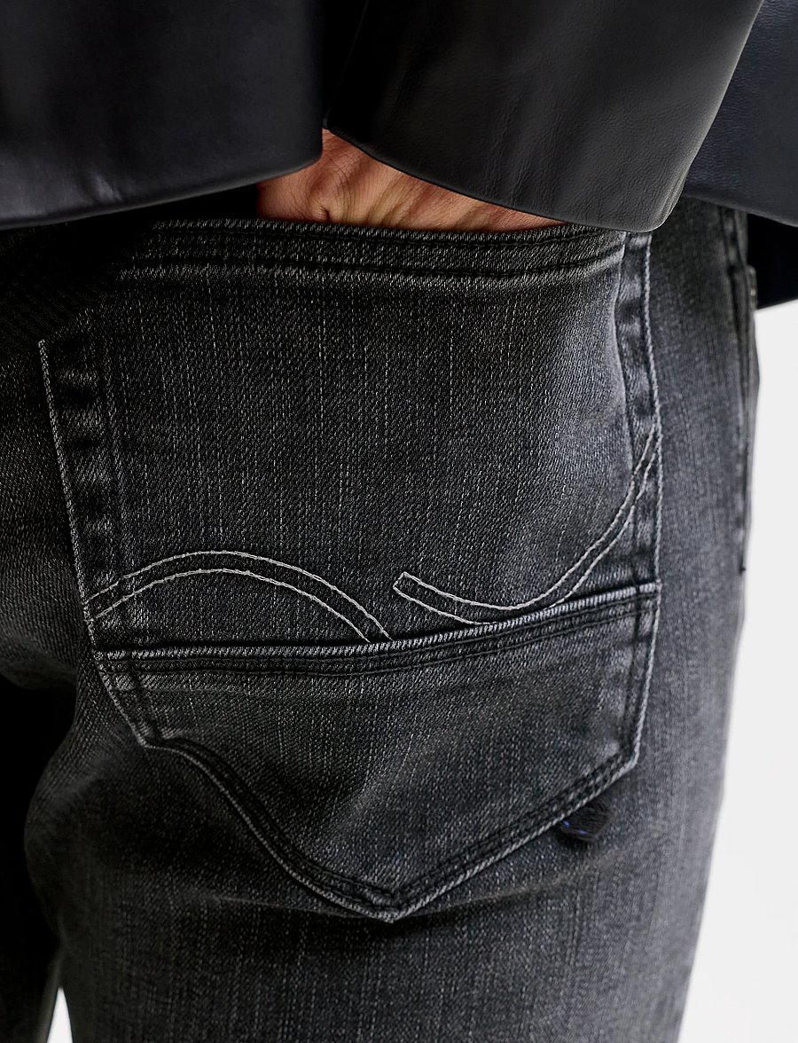 Jack & Jones - JJIGLENN JJFOX SQ 380 NOOS - black denim - 5
