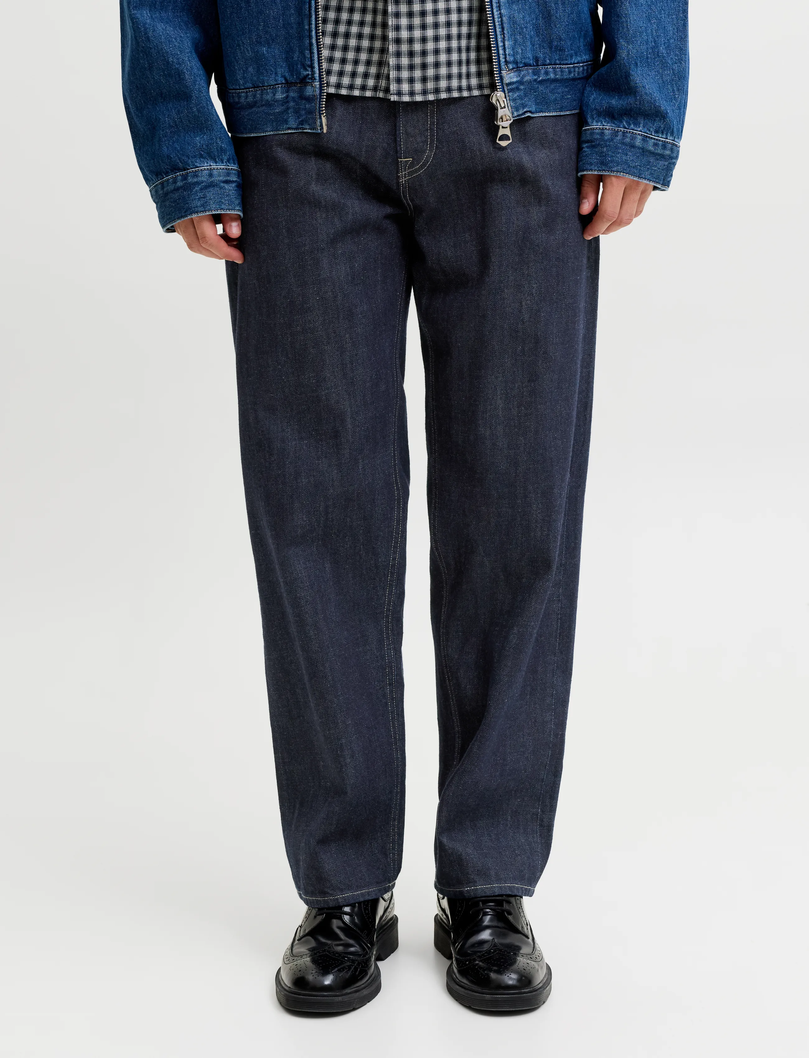 Jack & Jones JJIEDDIE JJORIGINAL SQ 751 - Looks for less - BLUE DENIM / navy