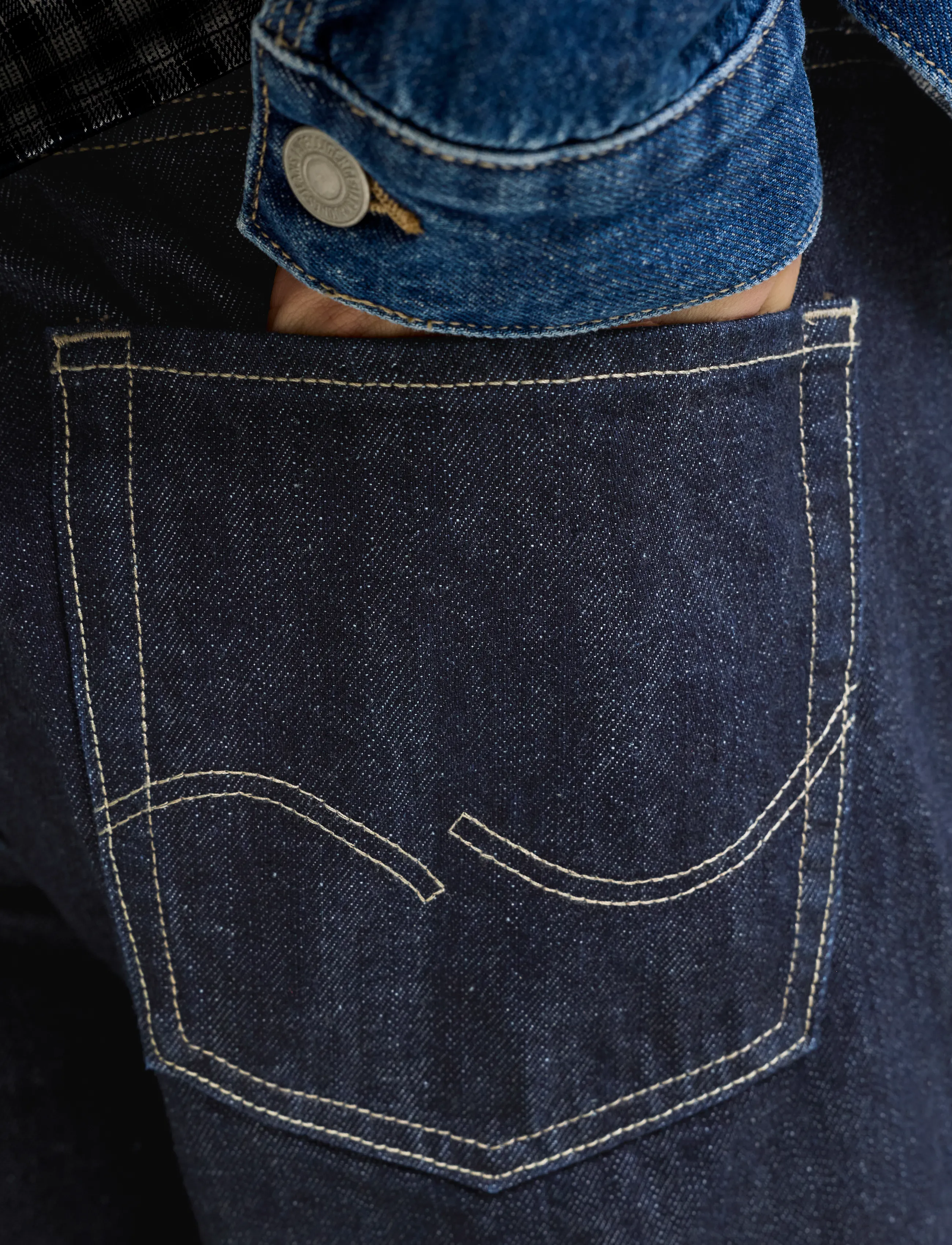 Jack & Jones JJIEDDIE JJORIGINAL SQ 751 - Streetstyle - BLUE DENIM / navy
