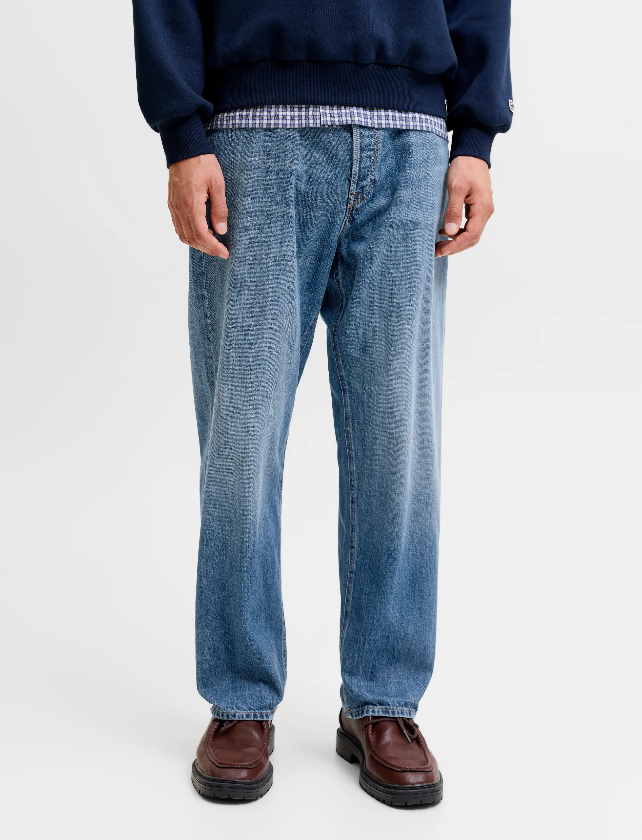 Jack & Jones JJIEDDIE JJORIGINAL SQ 753 - Looks for less - BLUE DENIM / blue