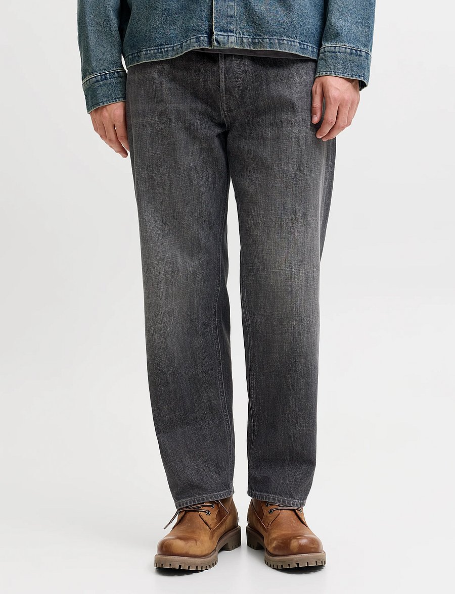 Jack & Jones - JJIEDDIE JJORIGINAL SQ 754 - loose jeans - black denim - 0