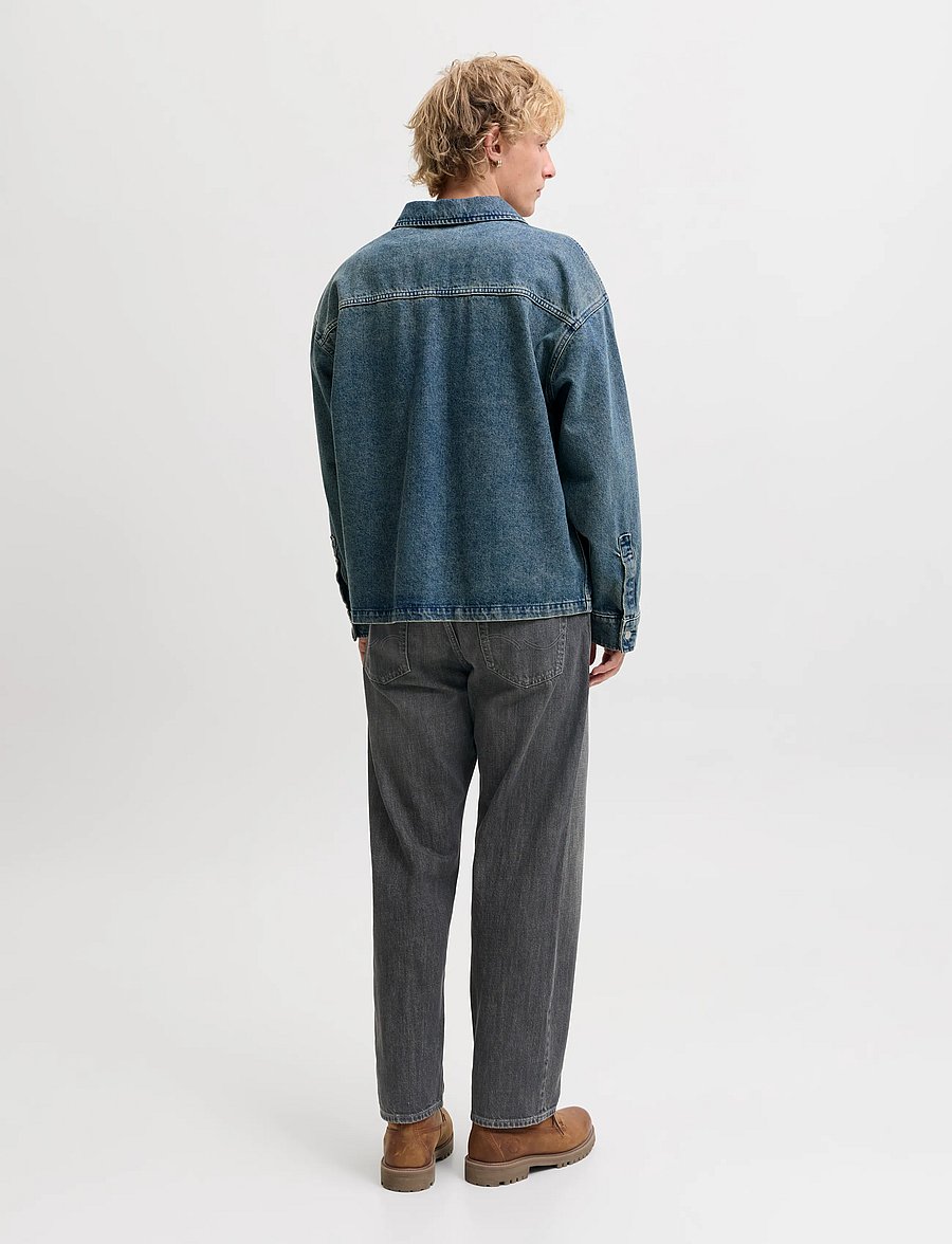 Jack & Jones - JJIEDDIE JJORIGINAL SQ 754 - loose jeans - black denim - 3