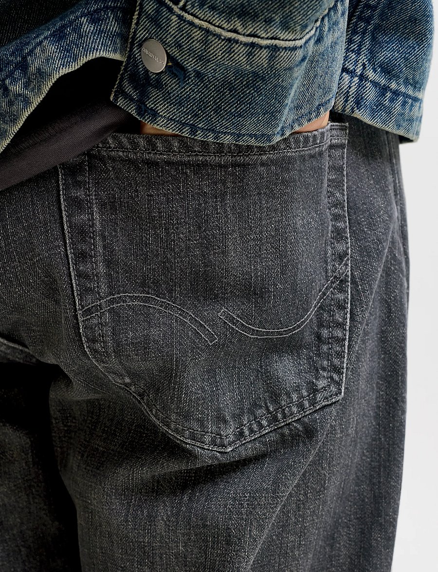 Jack & Jones - JJIEDDIE JJORIGINAL SQ 754 - loose jeans - black denim - 5