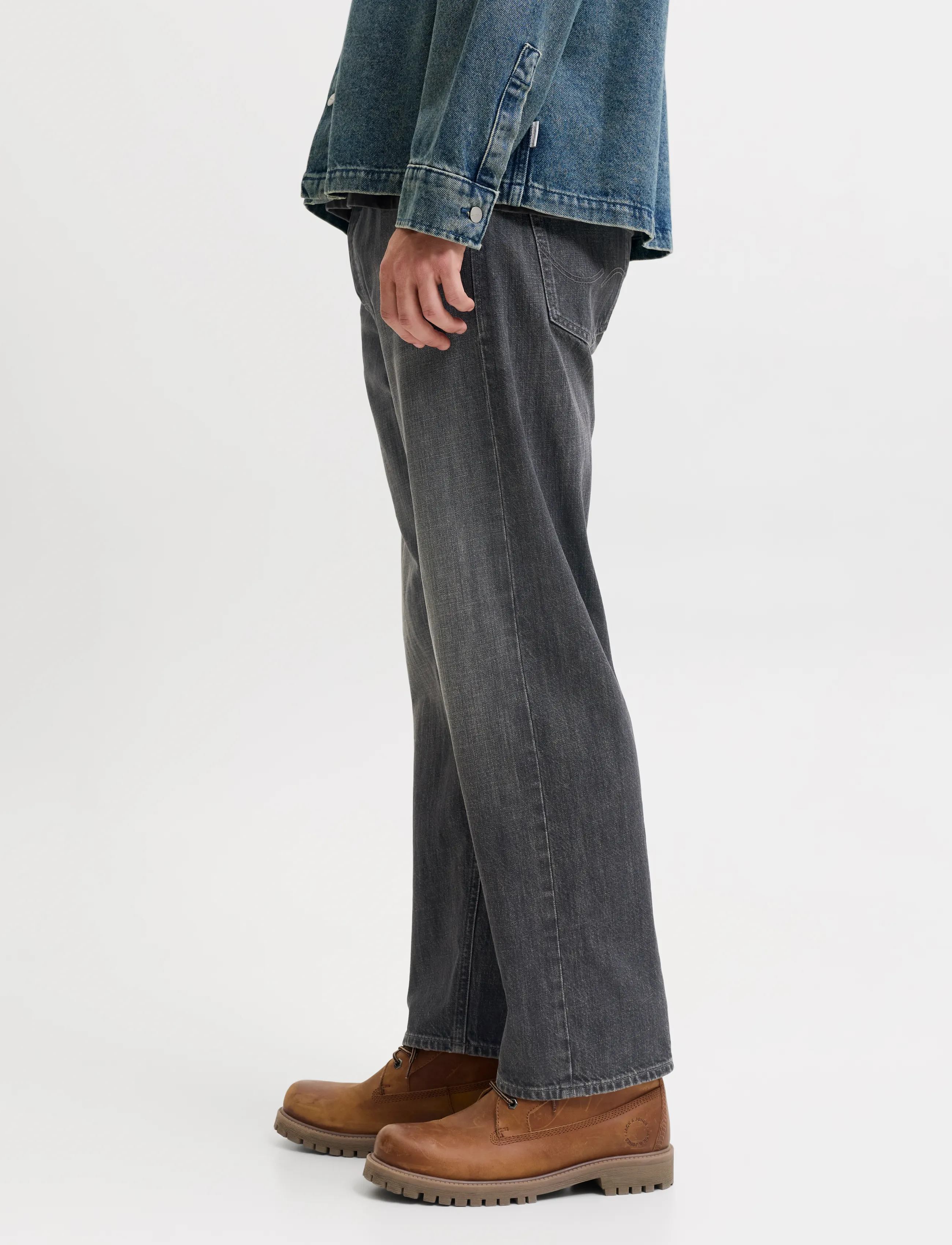 Jack & Jones JJIEDDIE JJORIGINAL SQ 754 - Streetstyle - BLACK DENIM / black