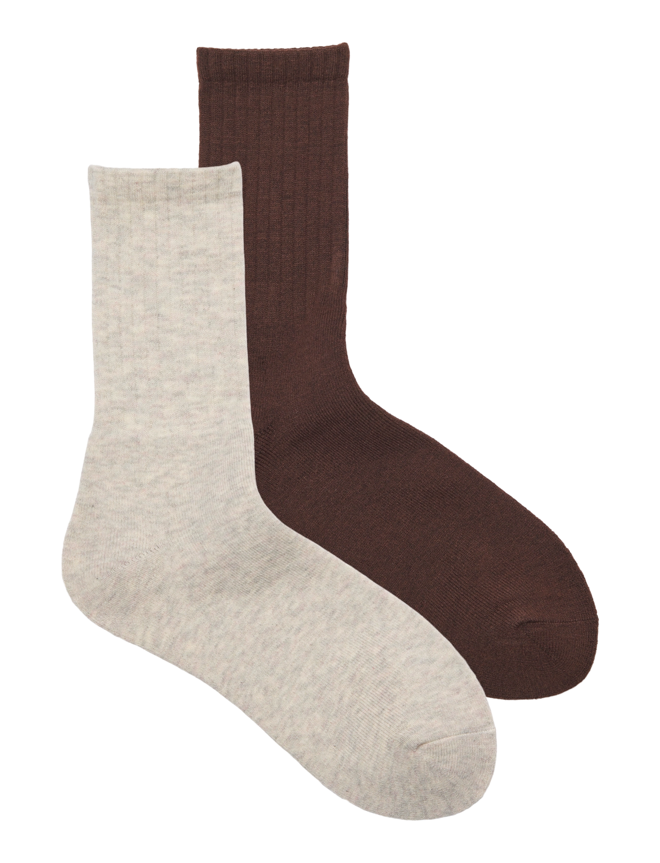 Jack & Jones JACWESLEY SOLID SOCKS 2 PACK - Aluspesu - CHOCOLATE TORTE / brown
