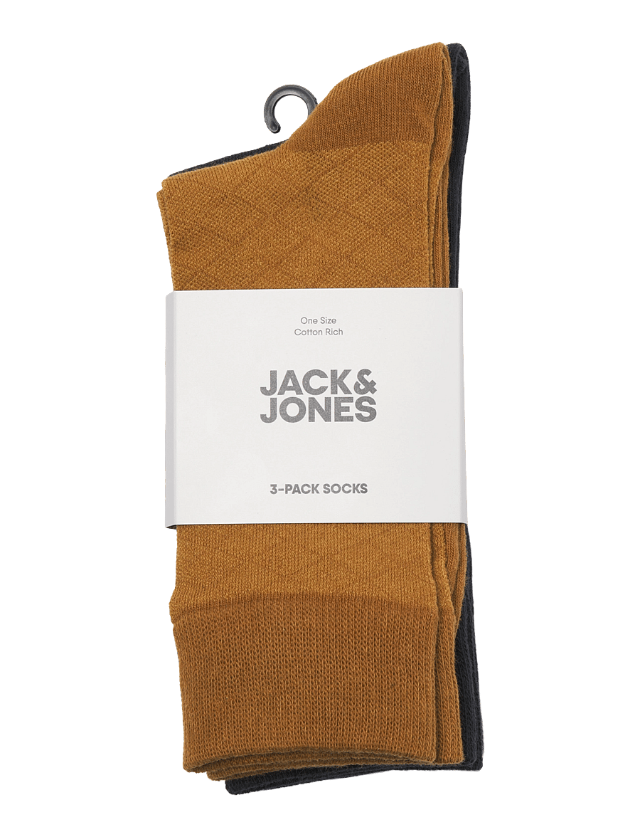 Jack & Jones - JACKAIDEN SOLID SOCKS 3 PACK - asphalt - 1