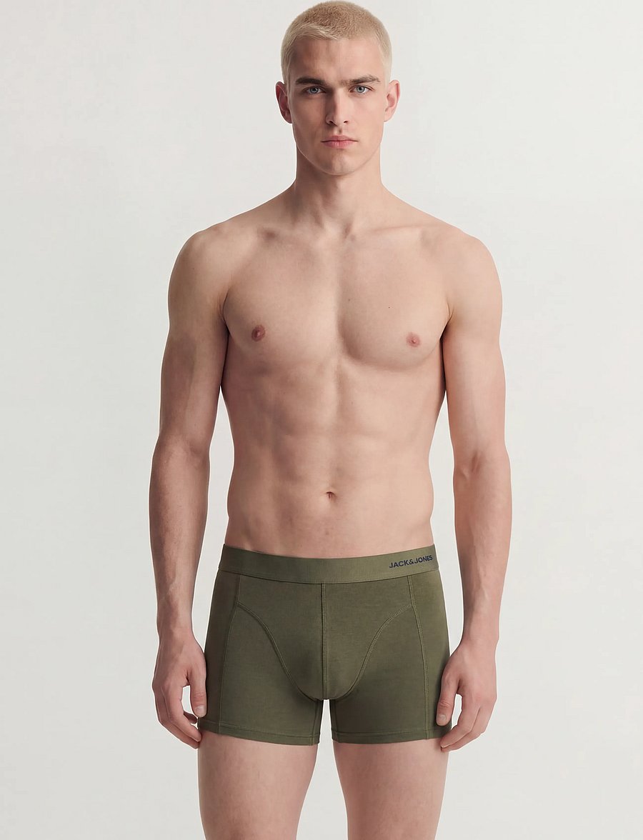 Jack & Jones - JACCOMO SOLID BAMBOO TRUNKS 3 PACK SN - multipakk aluspüksid - windsor wine - 0