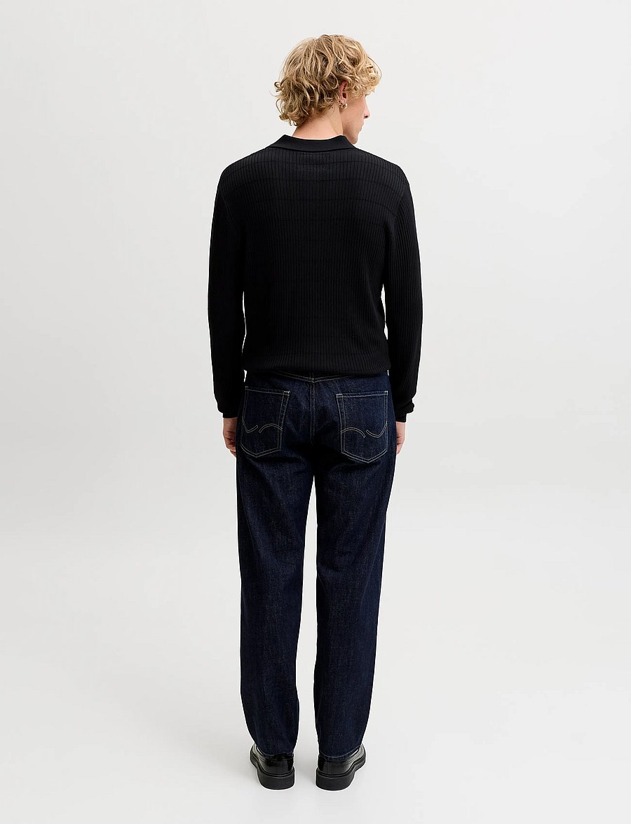 Jack & Jones - JPRBLAWILLIAM KNIT STRUCTURE POLO LS - black - 3