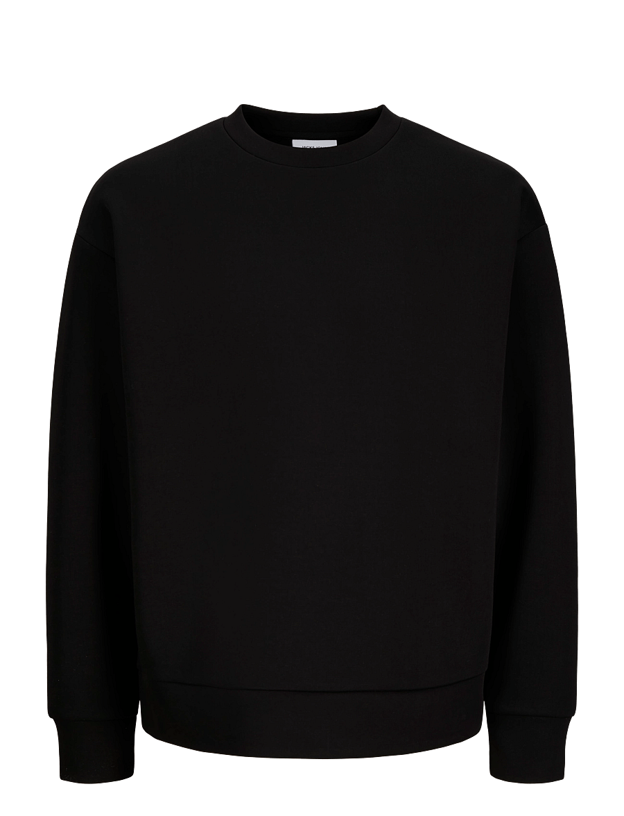 Jack & Jones - JJEBARRON SWEAT CREW NECK NOOS - kollektioner - black - 1