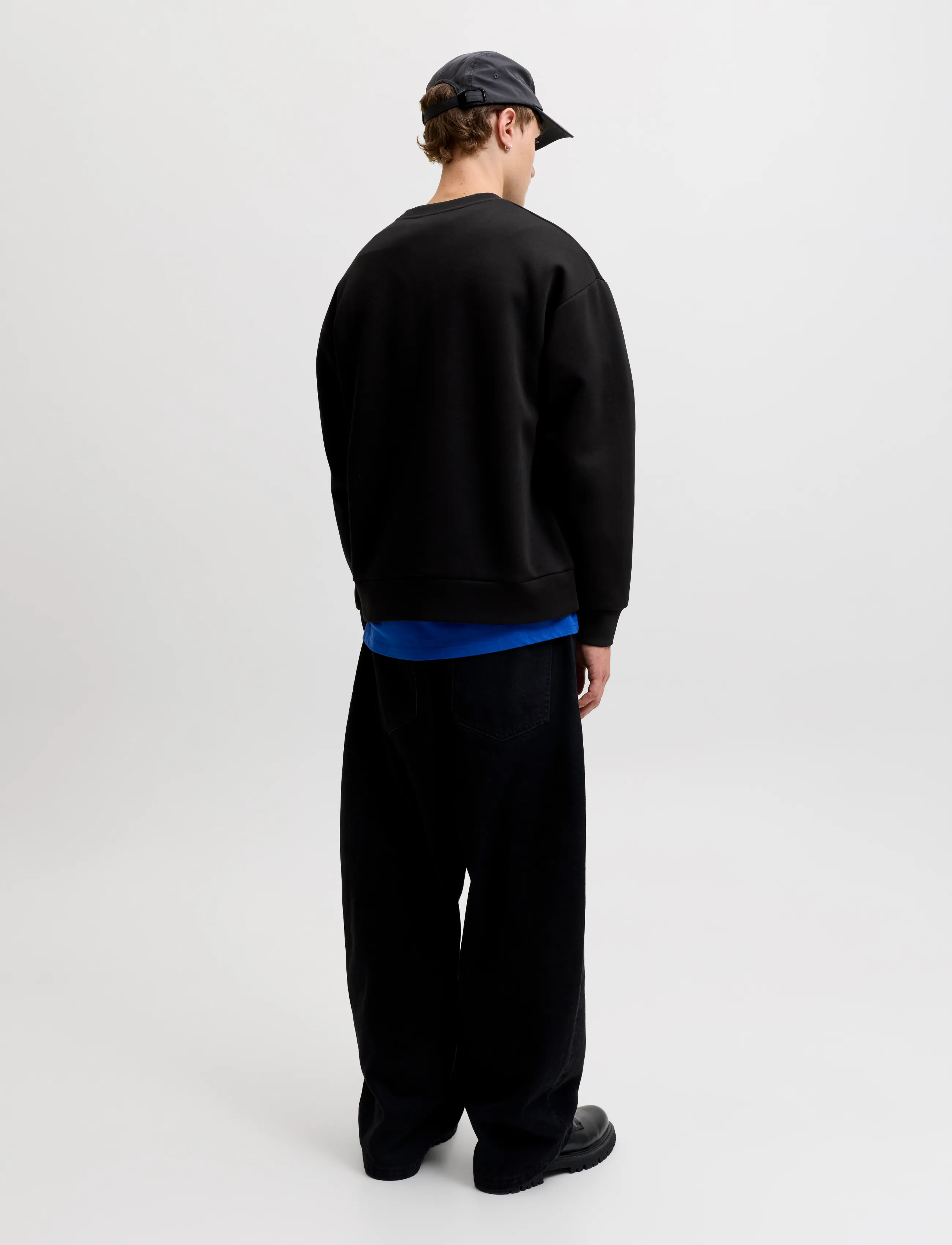 Jack & Jones - JJEBARRON SWEAT CREW NECK NOOS - kollektioner - black - 2