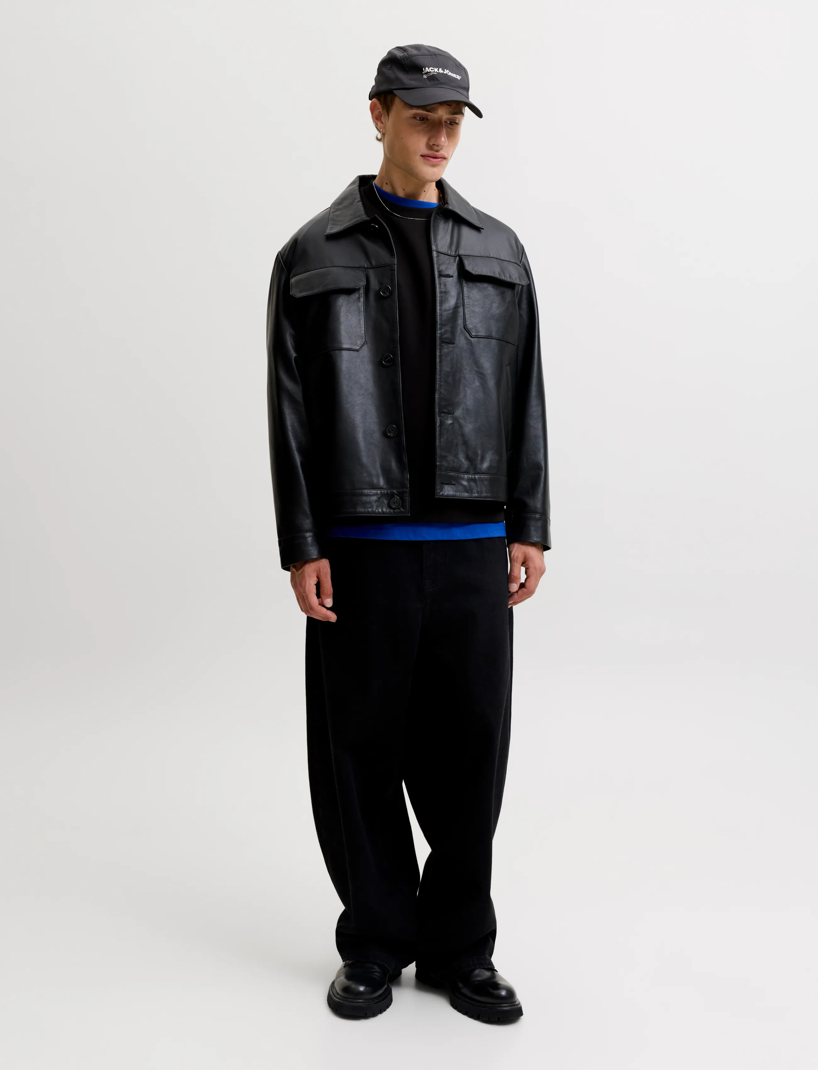 Jack & Jones - JJEBARRON SWEAT CREW NECK NOOS - kollektioner - black - 3