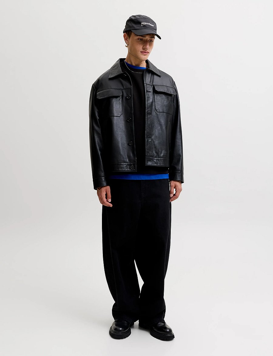 Jack & Jones - JJEBARRON SWEAT CREW NECK NOOS - kollektioner - black - 3