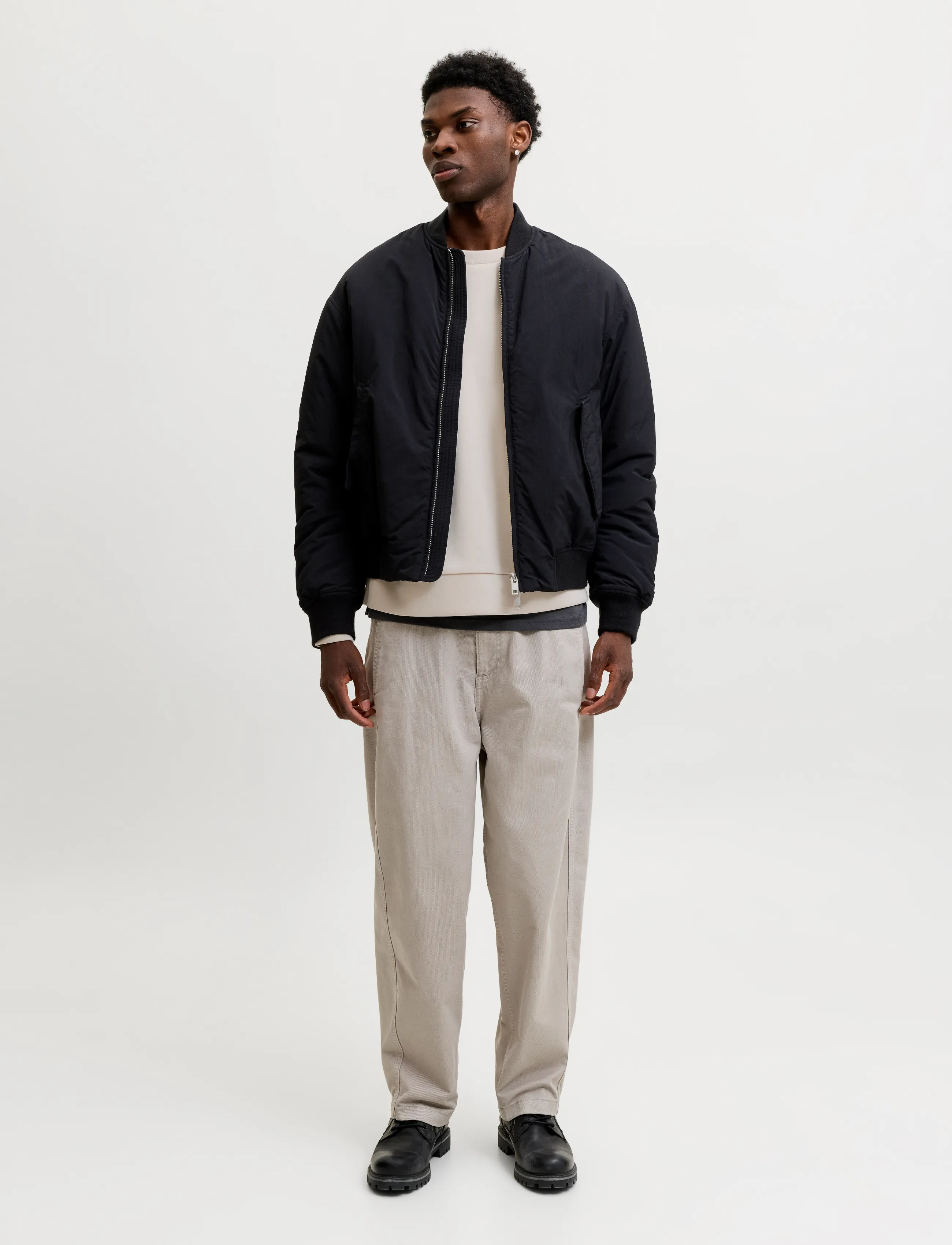 Jack & Jones - JJEBARRON SWEAT CREW NECK NOOS - sweatshirts - moonbeam - 3