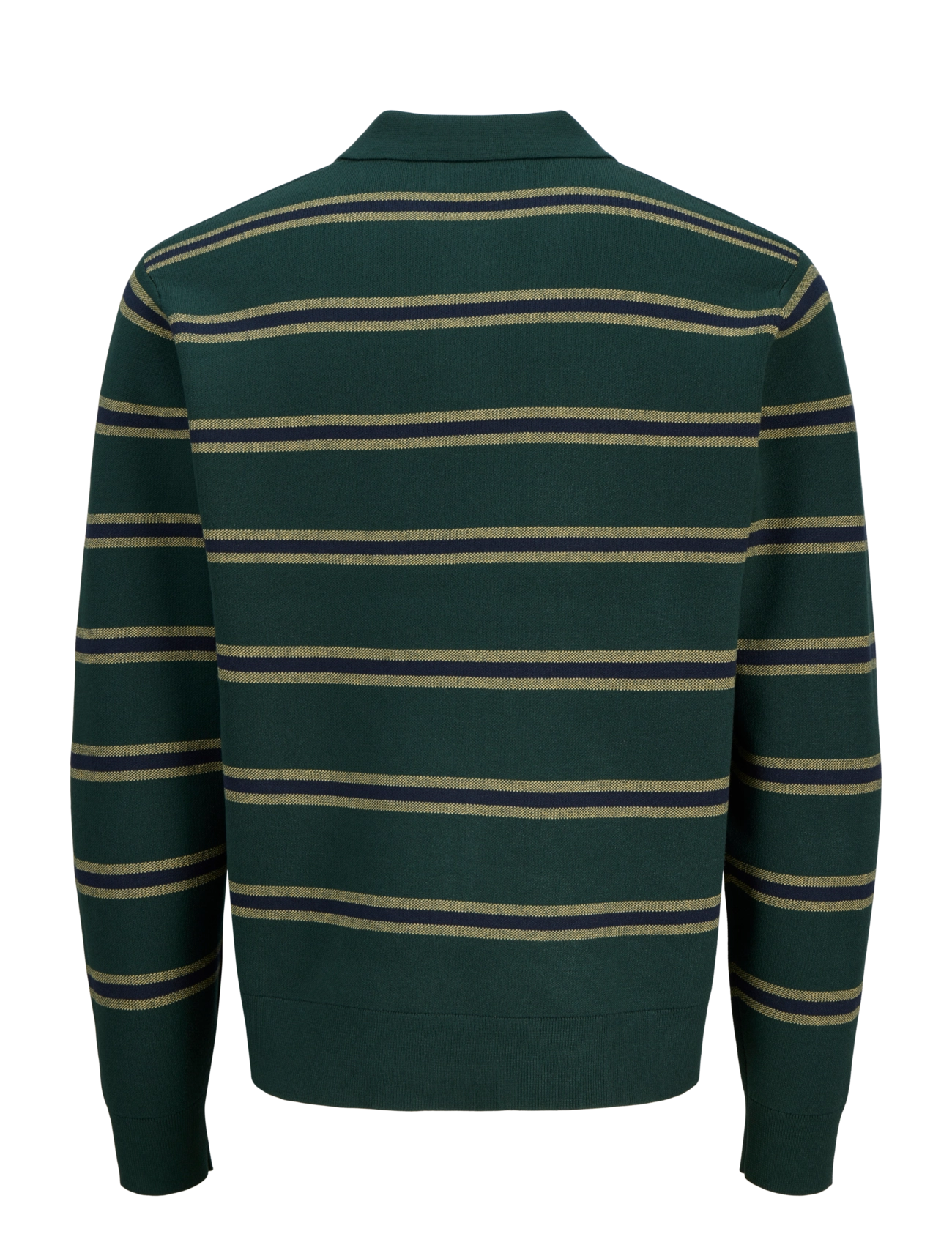 Jack & Jones - JORATOCHA KNIT STRIPE POLO - long-sleeved knitted polos - pine grove - 2