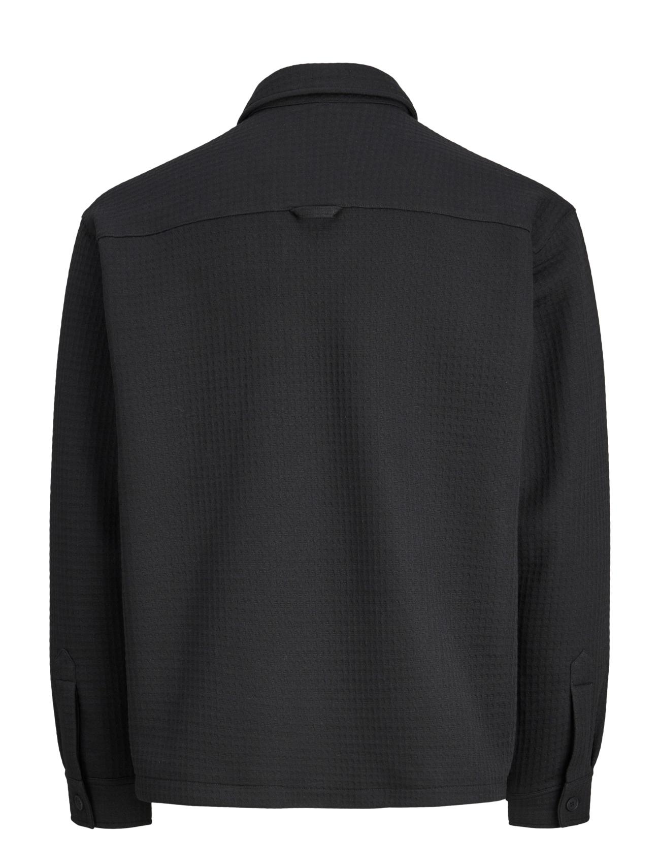 Jack & Jones - JCOFUSION JERSEY WAFFLE OVERSHIRT - black - 2