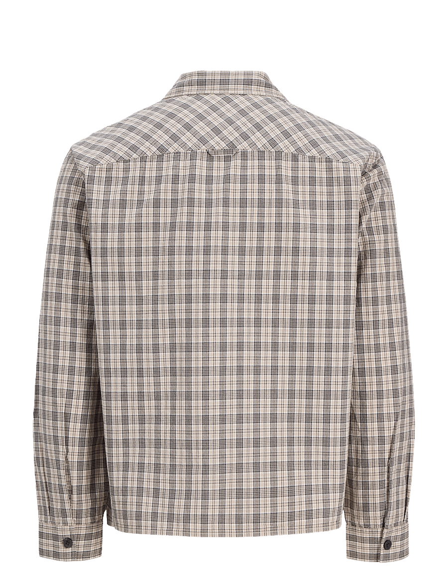 Jack & Jones - JORNORREBRO CHECK OVERSHIRT LS - Überhemden - feather gray - 1