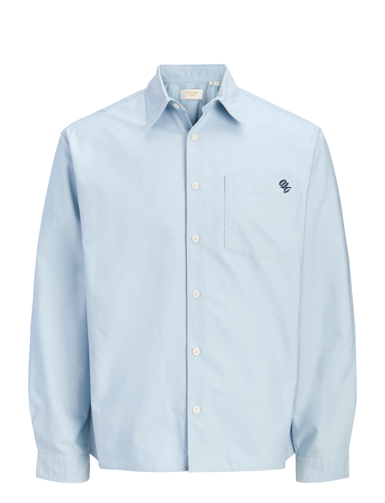 Jack & Jones - JORFREDERIKSBERG OXFORD SHIRT LS SN - pattern shirts - cashmere blue - 1