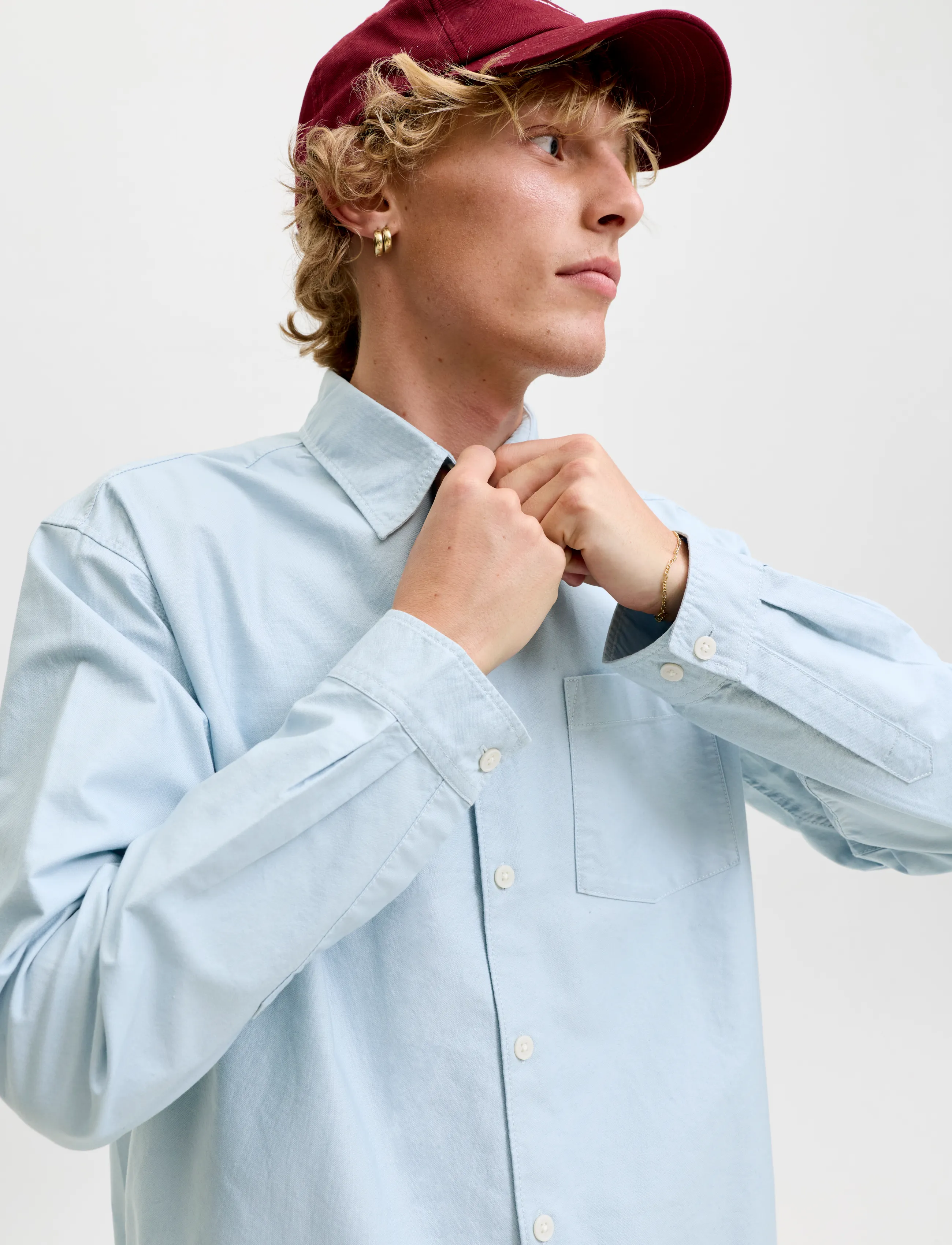 JACK & JONES Jorfrederiksberg Oxford Shirt Ls Sn skjortor & blusar herr – bild 5