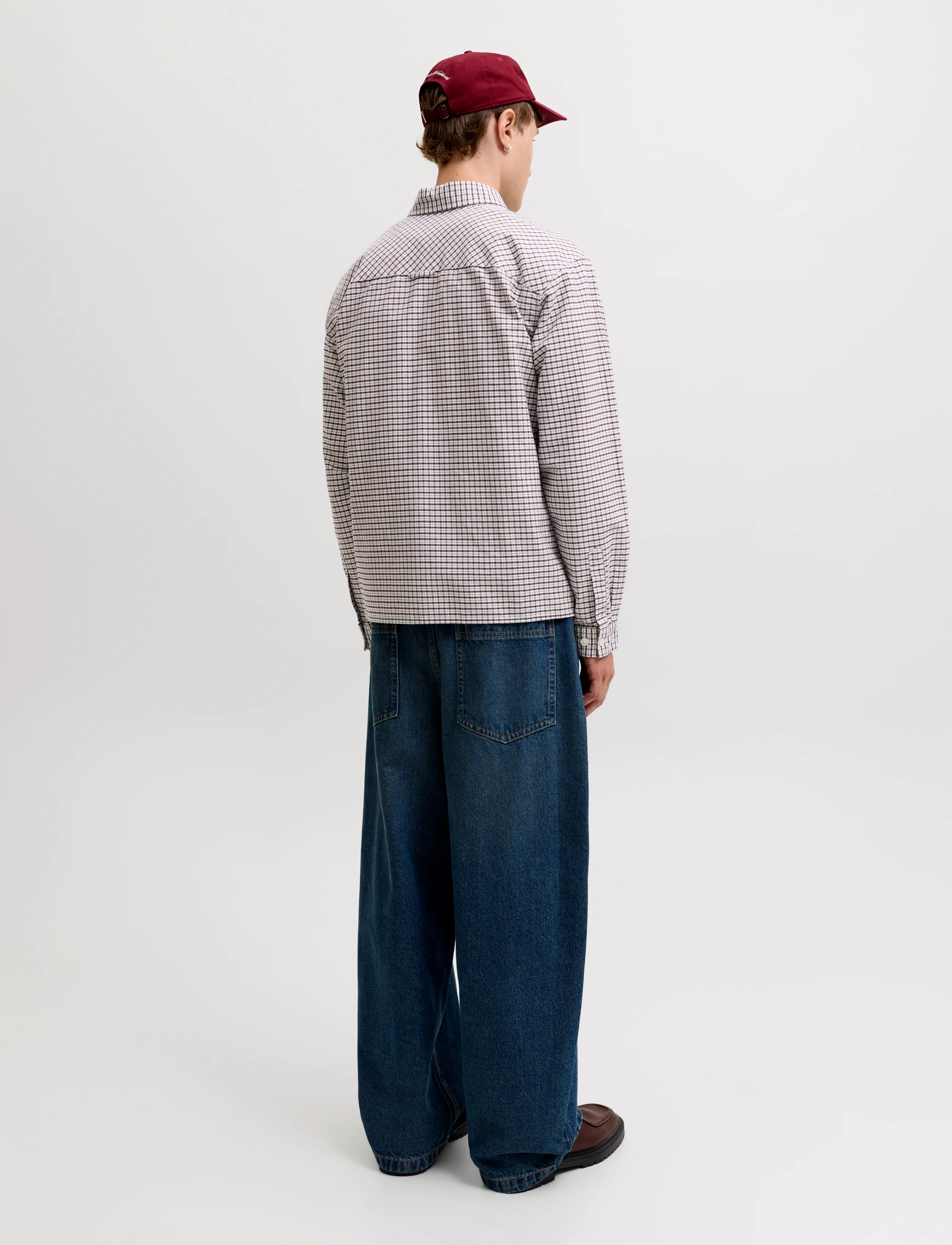 Jack & Jones - JORFREDERIKSBERG OXFORD SHIRT LS SN - mønstrede skjorter - chocolate truffle - 3