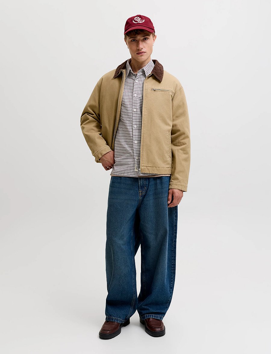 Jack & Jones - JORFREDERIKSBERG OXFORD SHIRT LS SN - mønstrede skjorter - chocolate truffle - 4