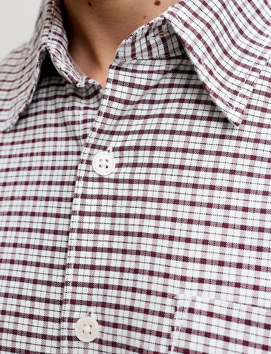 Jack & Jones - JORFREDERIKSBERG OXFORD SHIRT LS SN - mønstrede skjorter - chocolate truffle - 5