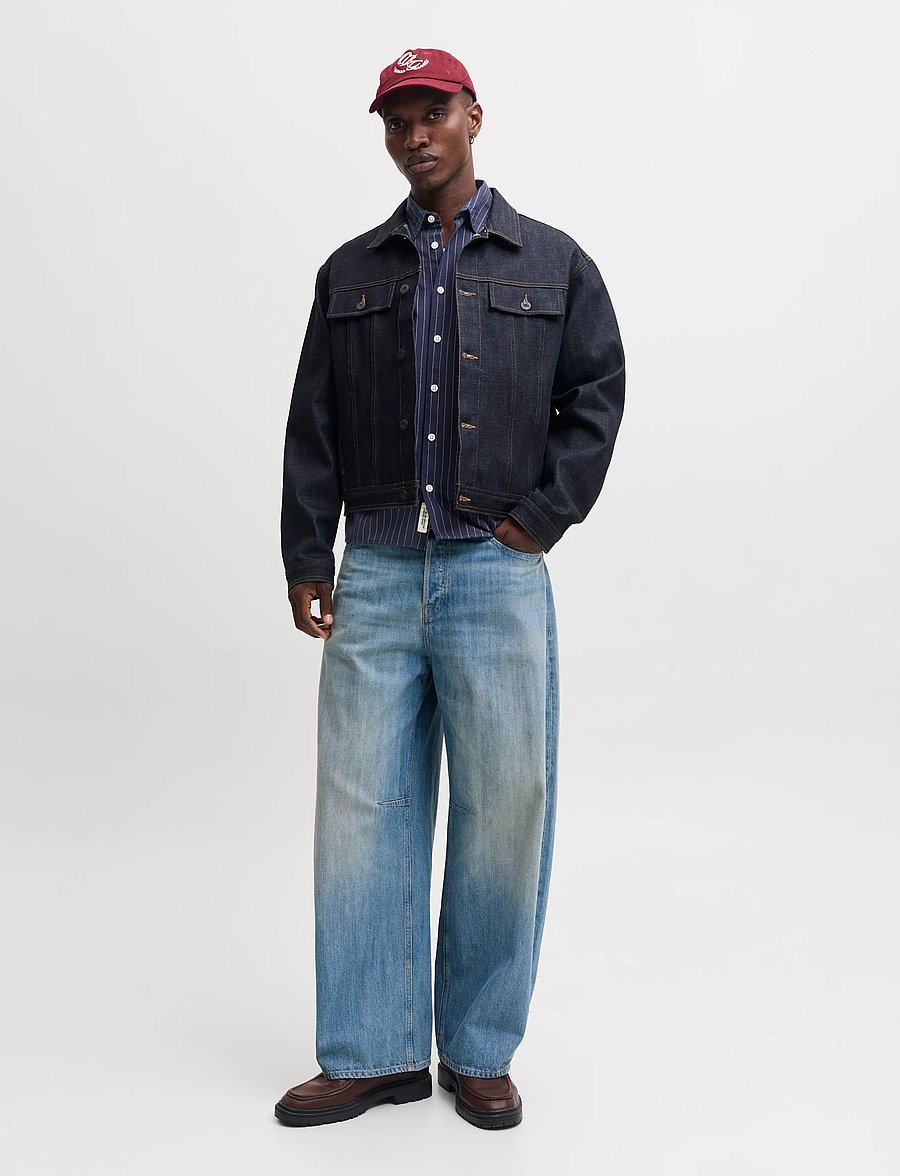 Jack & Jones - JORFREDERIKSBERG OXFORD SHIRT LS SN - mønstrede skjorter - sky captain - 4