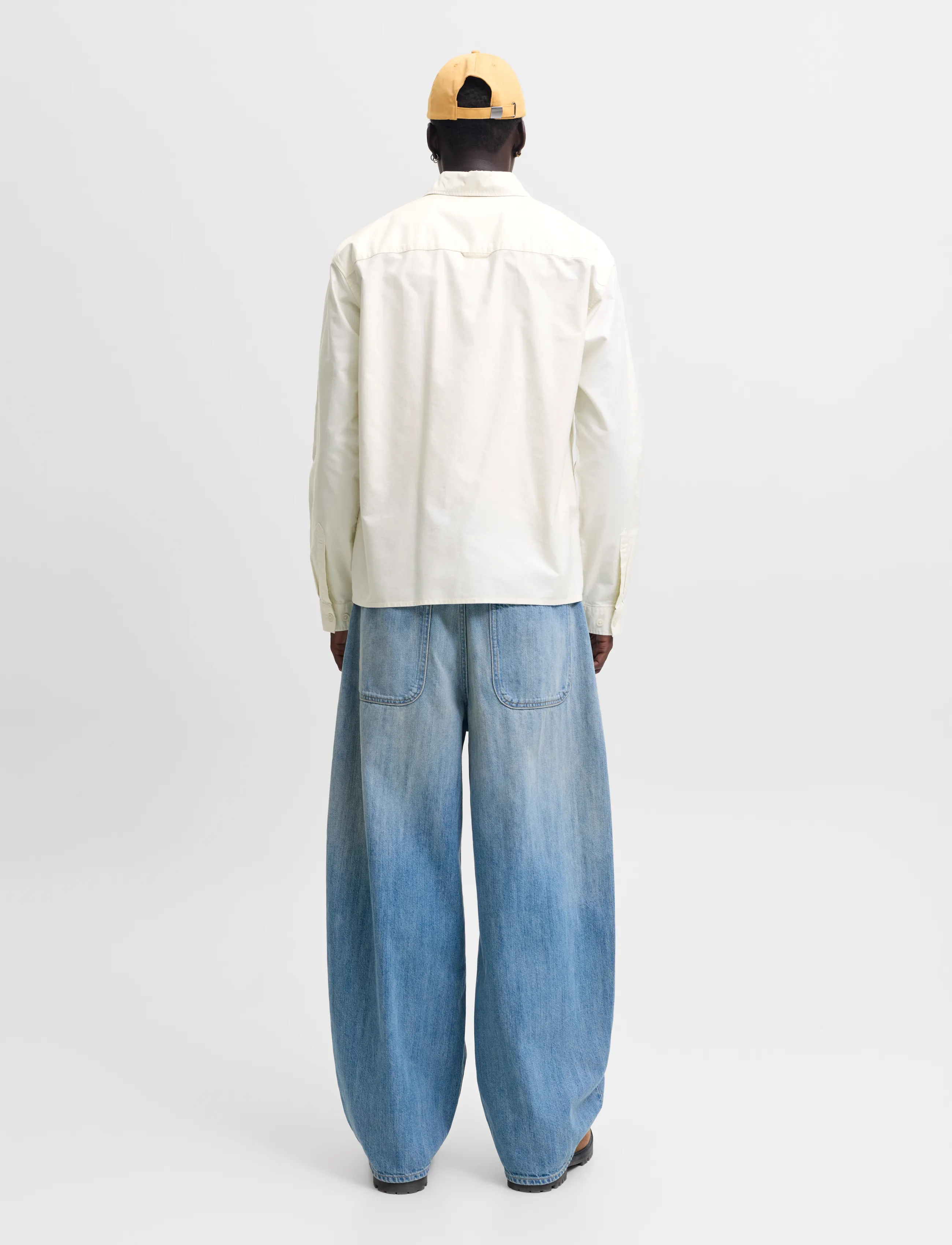 Jack & Jones - JORFREDERIKSBERG OXFORD SHIRT LS SN - pattern shirts - snow white - 3
