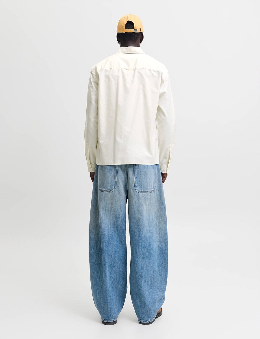Jack & Jones - JORFREDERIKSBERG OXFORD SHIRT LS SN - mönstrade skjortor - snow white - 3