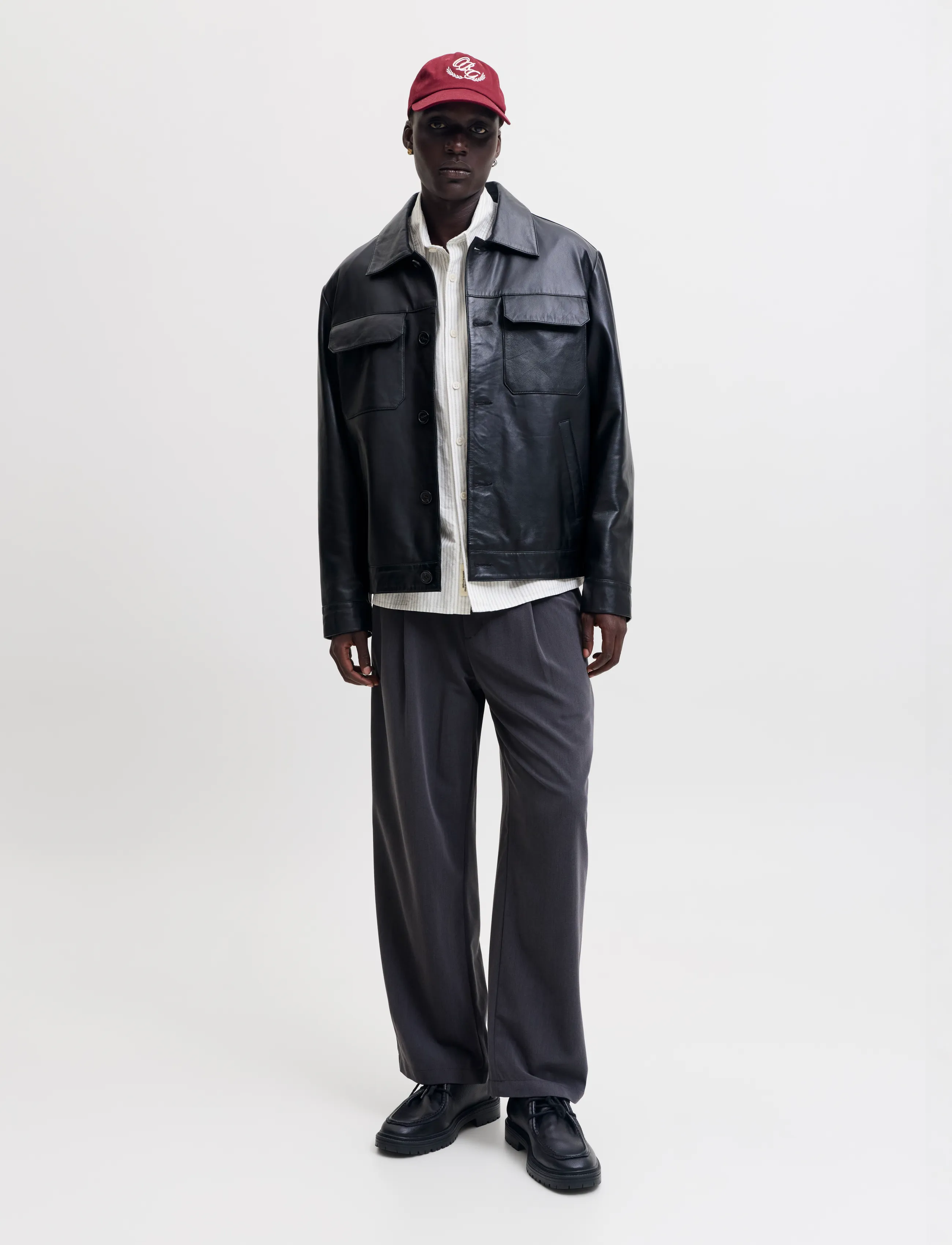 Jack & Jones - JORFREDERIKSBERG OXFORD SHIRT LS SN - snow white - 4