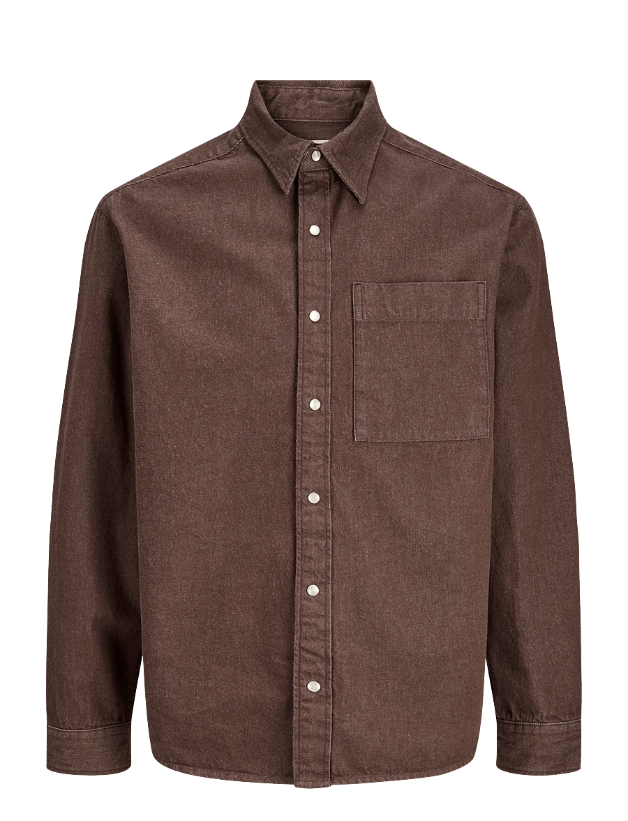 Jack & Jones - JORFREDERIKSBERG WASHED DENIM LS - jeanshemden - java - 0