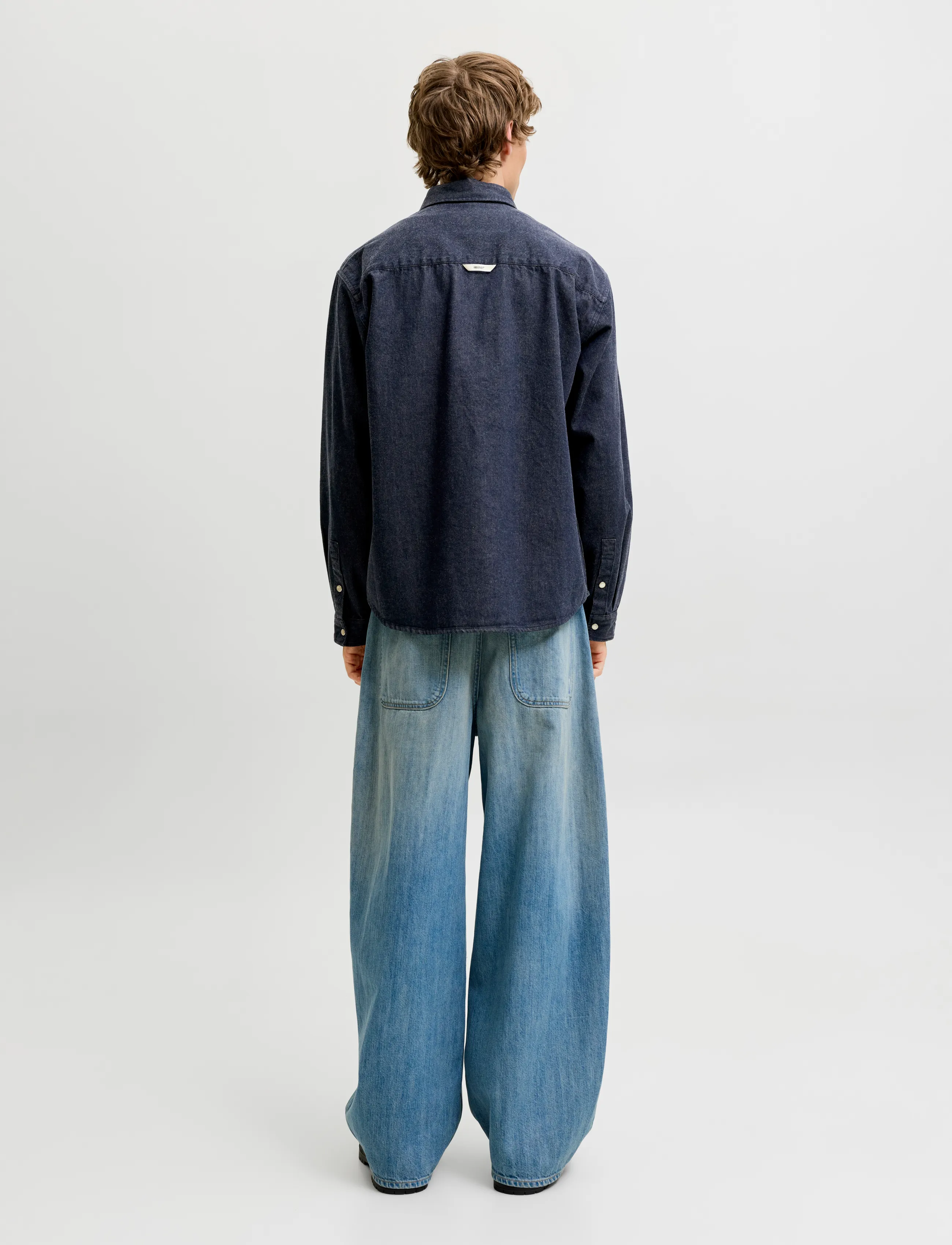 Jack & Jones - JORFREDERIKSBERG WASHED DENIM  LS - jeanshemden - sky captain - 3